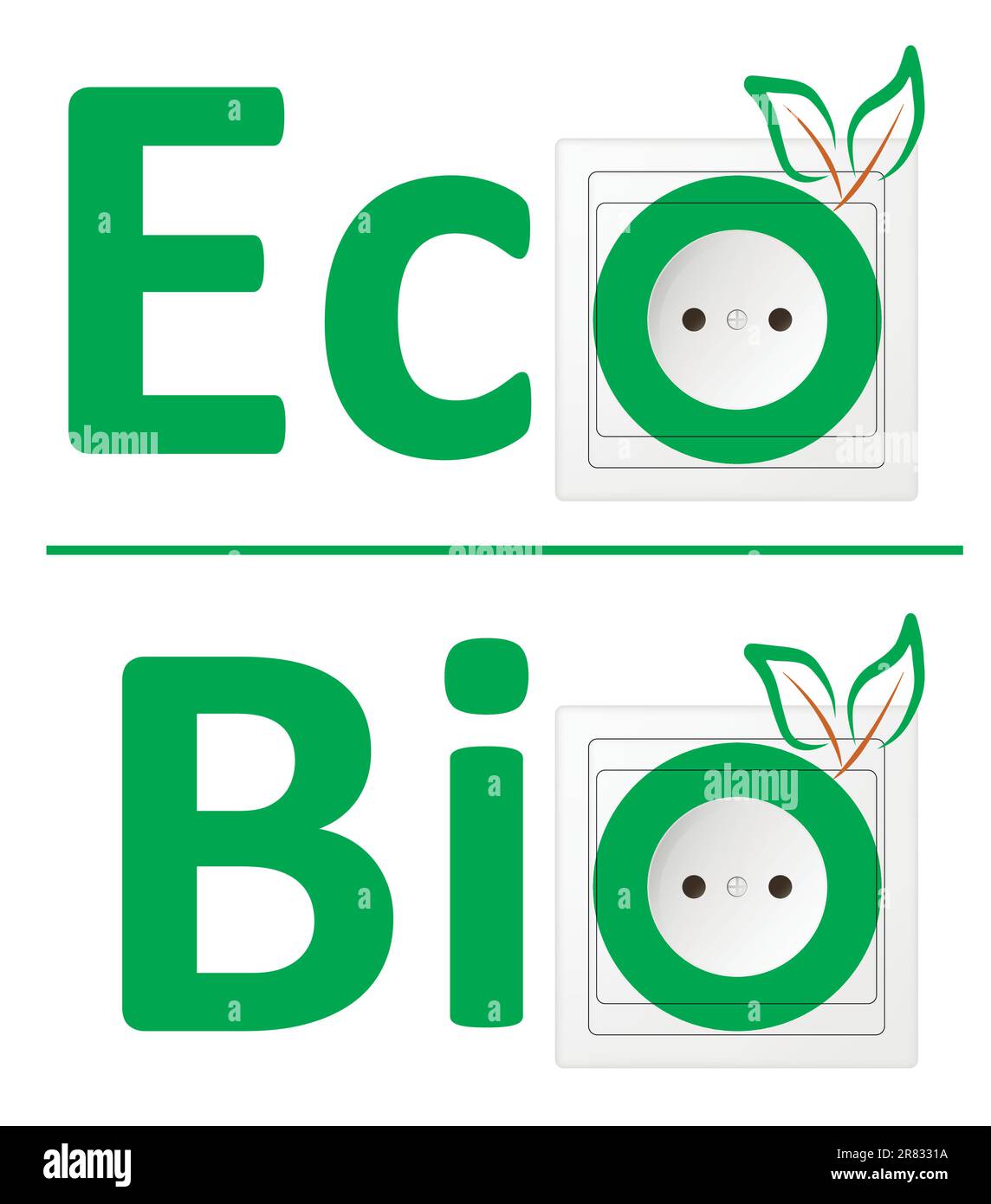 ecological-concept-symbolizing-bio-energy-stock-vector-image-art-alamy