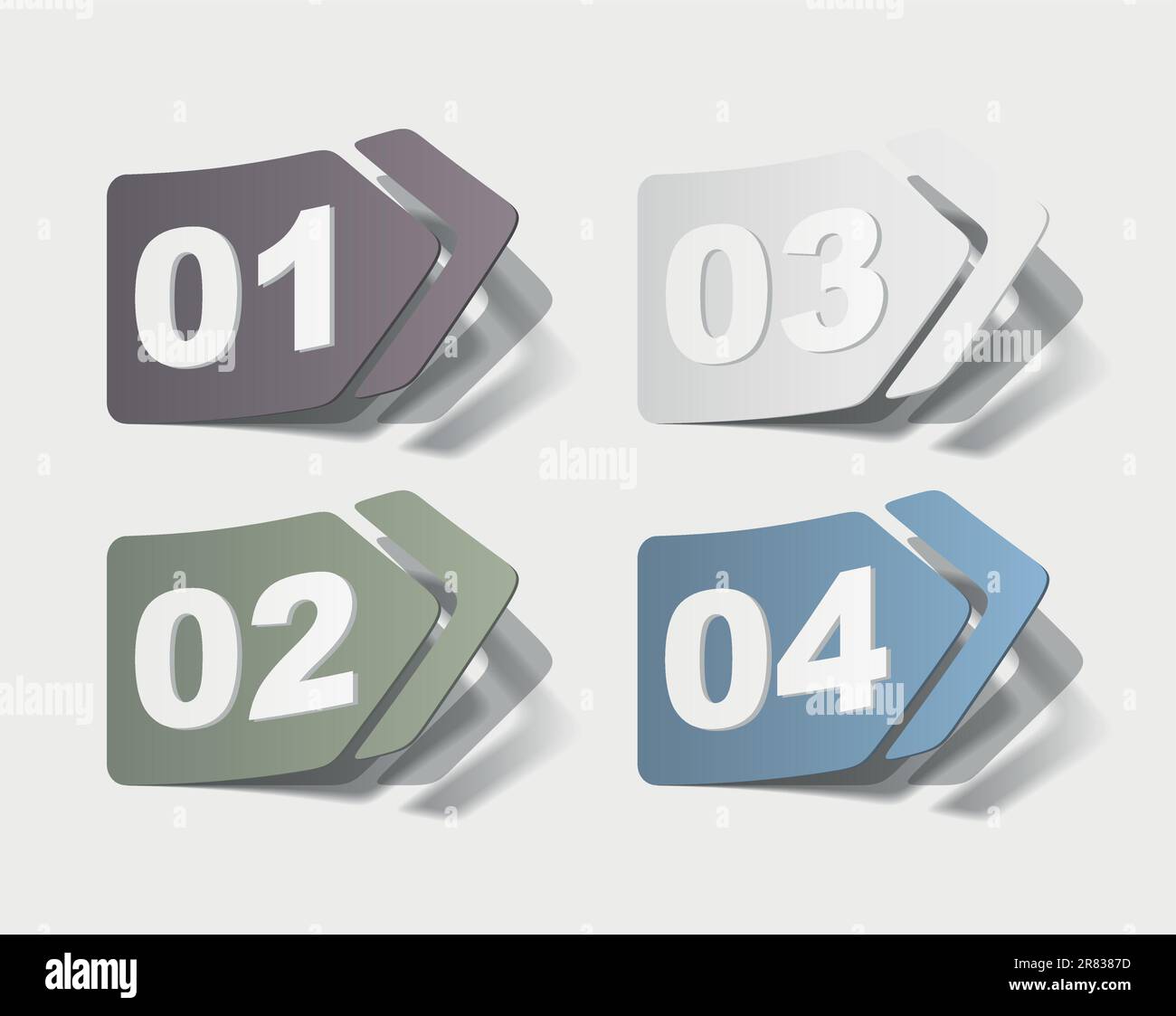 realistic design elements Stock Vector