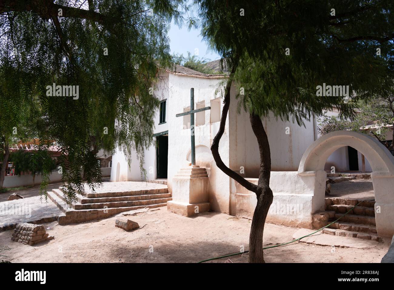 Santa Rosa de Lima Church in the village of Purmamarca Stock Photo - Alamy