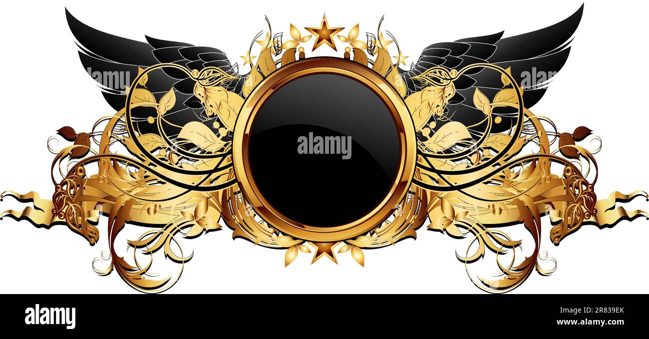 ornamental shield,  this illustration may be useful as designer work Stock Vector