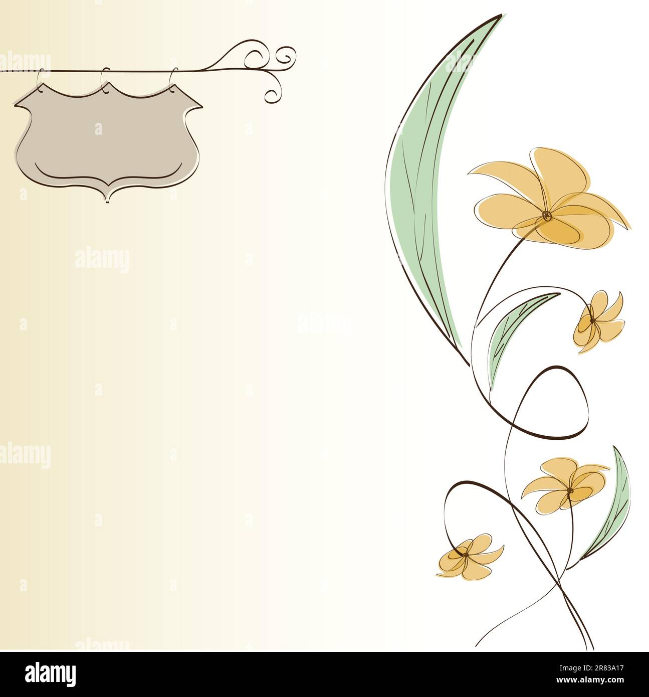 vector floral background Stock Vector Image & Art - Alamy