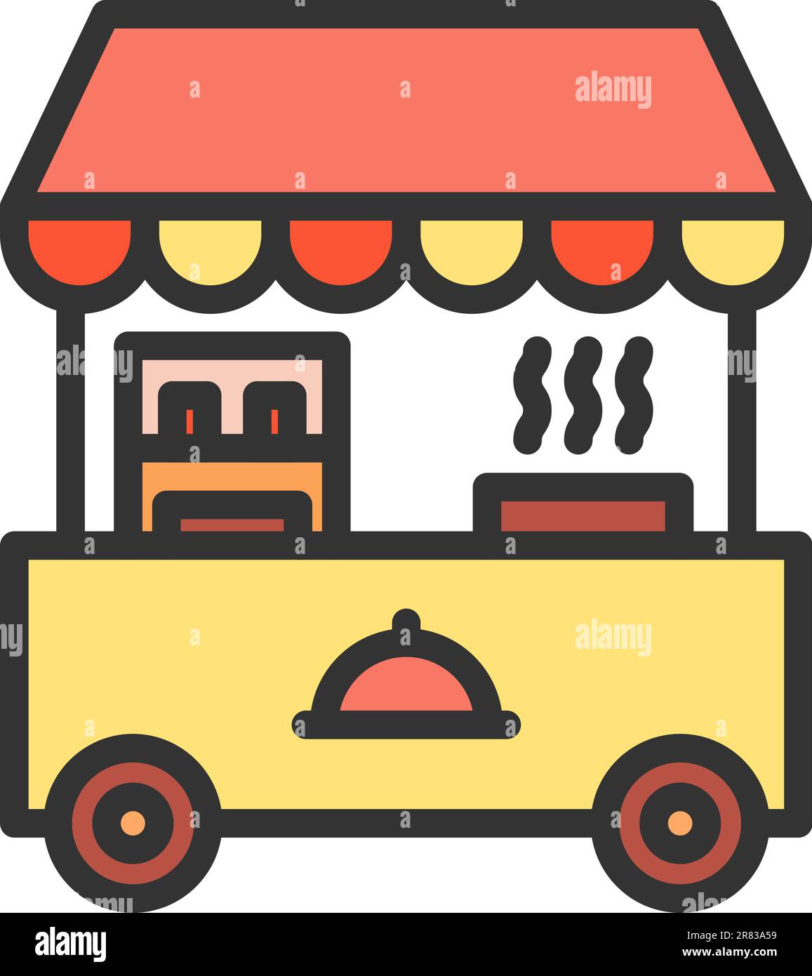 Food Stand icon vector image Stock Vector Image & Art Alamy