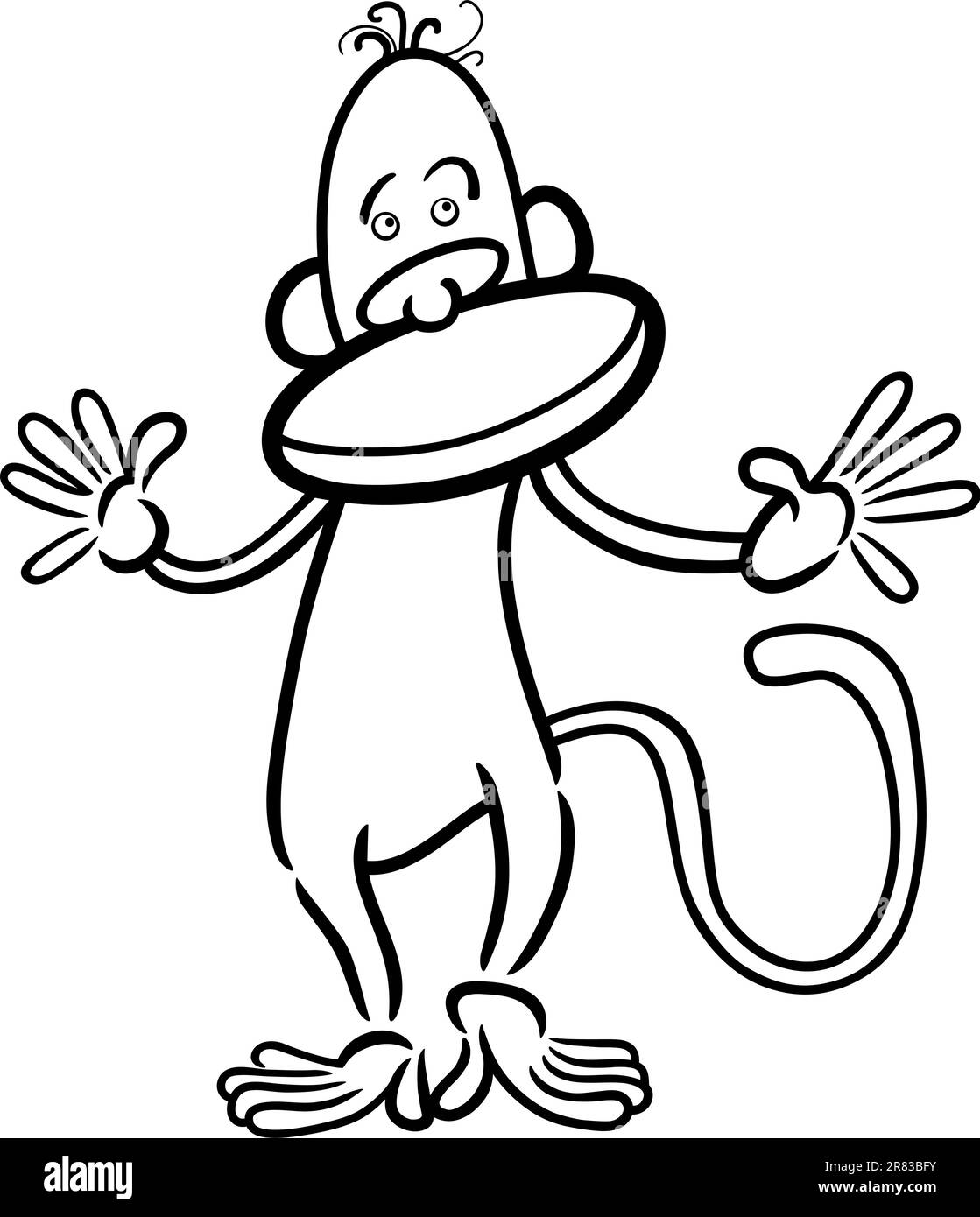 Cute Monkey Cartoon Pictures Clipart