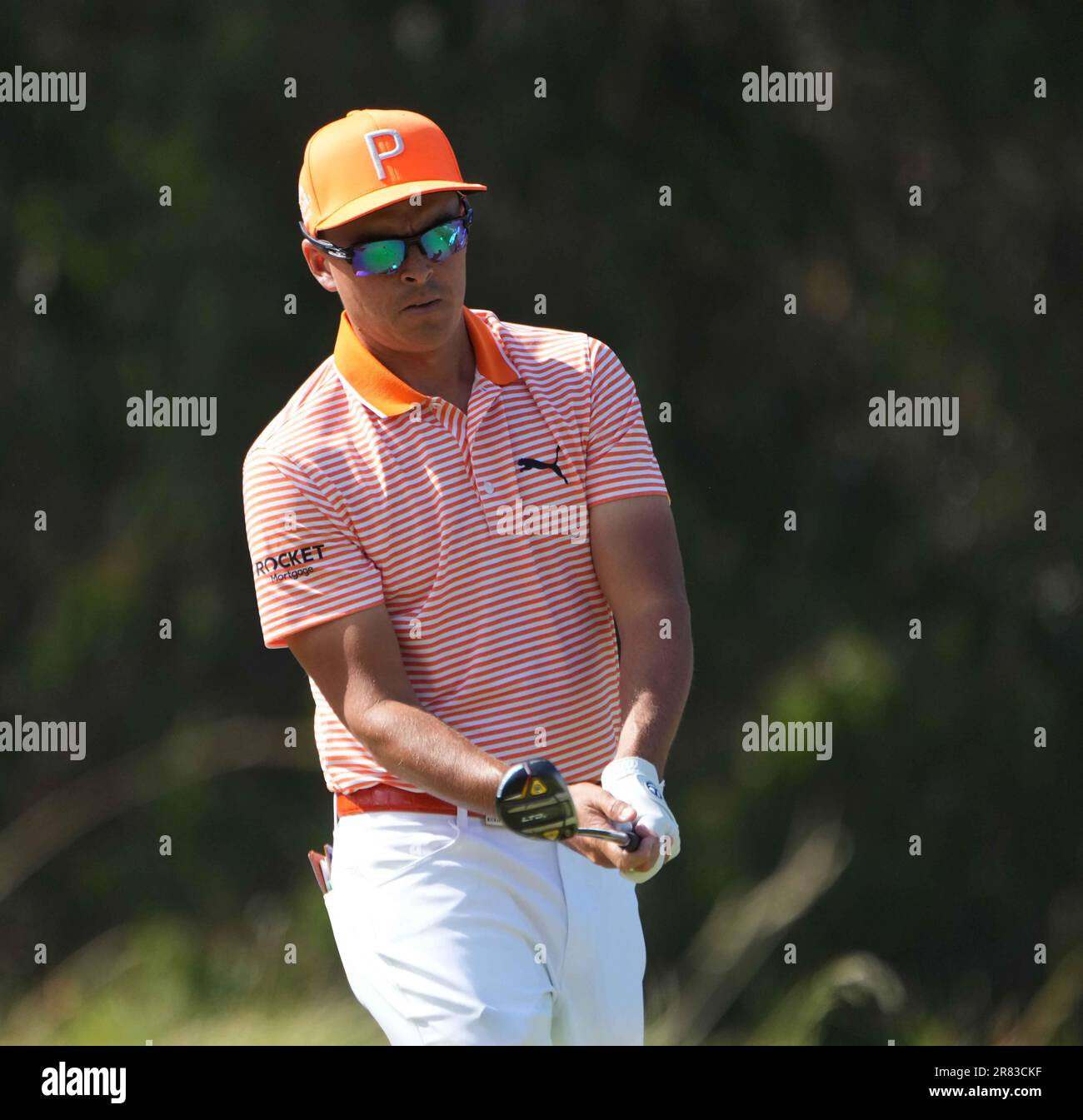 June 18, 2023 Golf 2023; Rickie Fowler finished tied for fifth place after being on top of the leader board for the past two days at the 2023 US Open, The Los