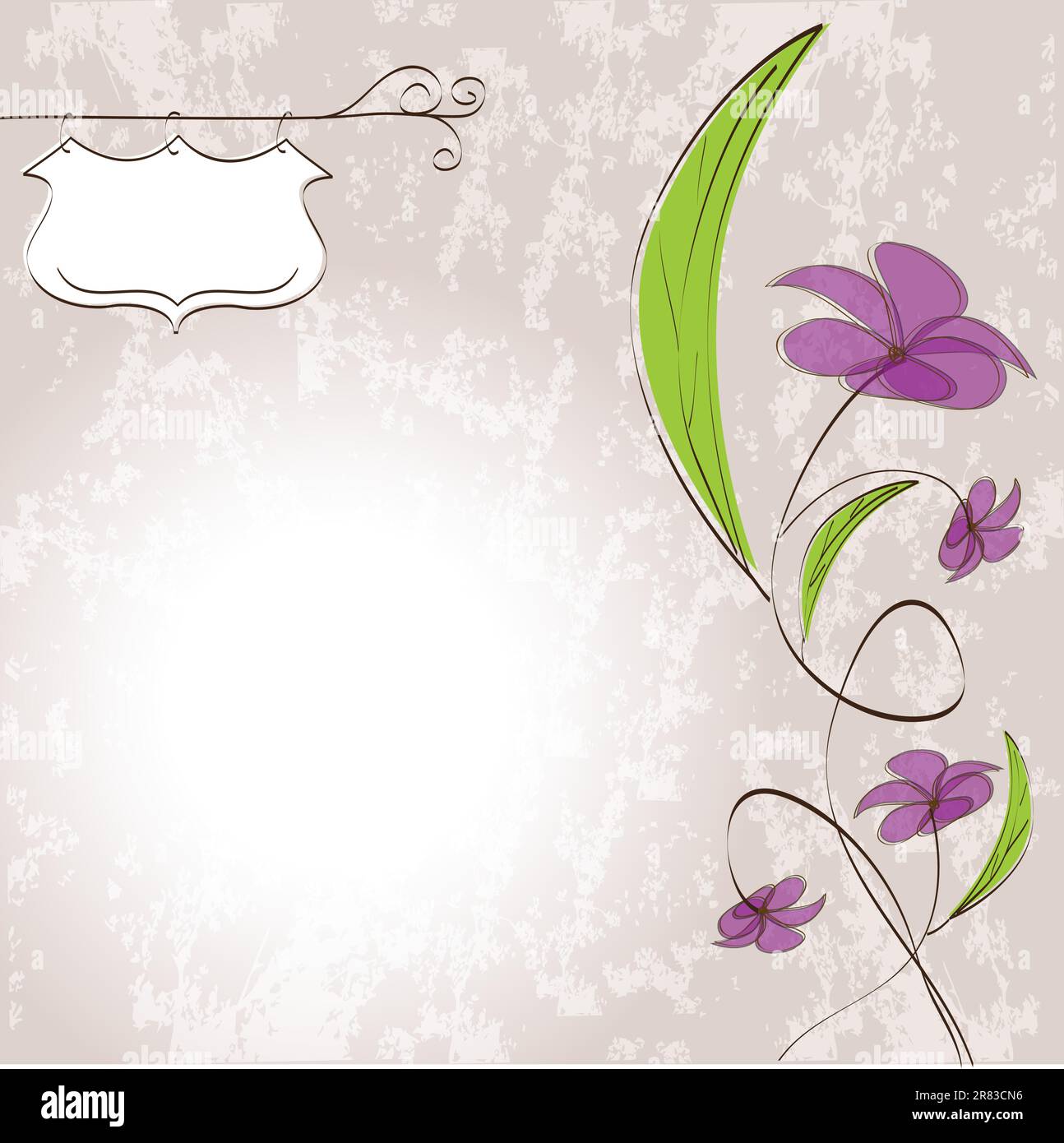 vector floral background Stock Vector Image & Art - Alamy