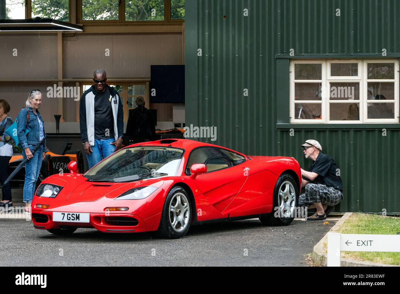 McLaren F1 at the Flywheel event at Bicester Heritage 2023 Stock Photo
