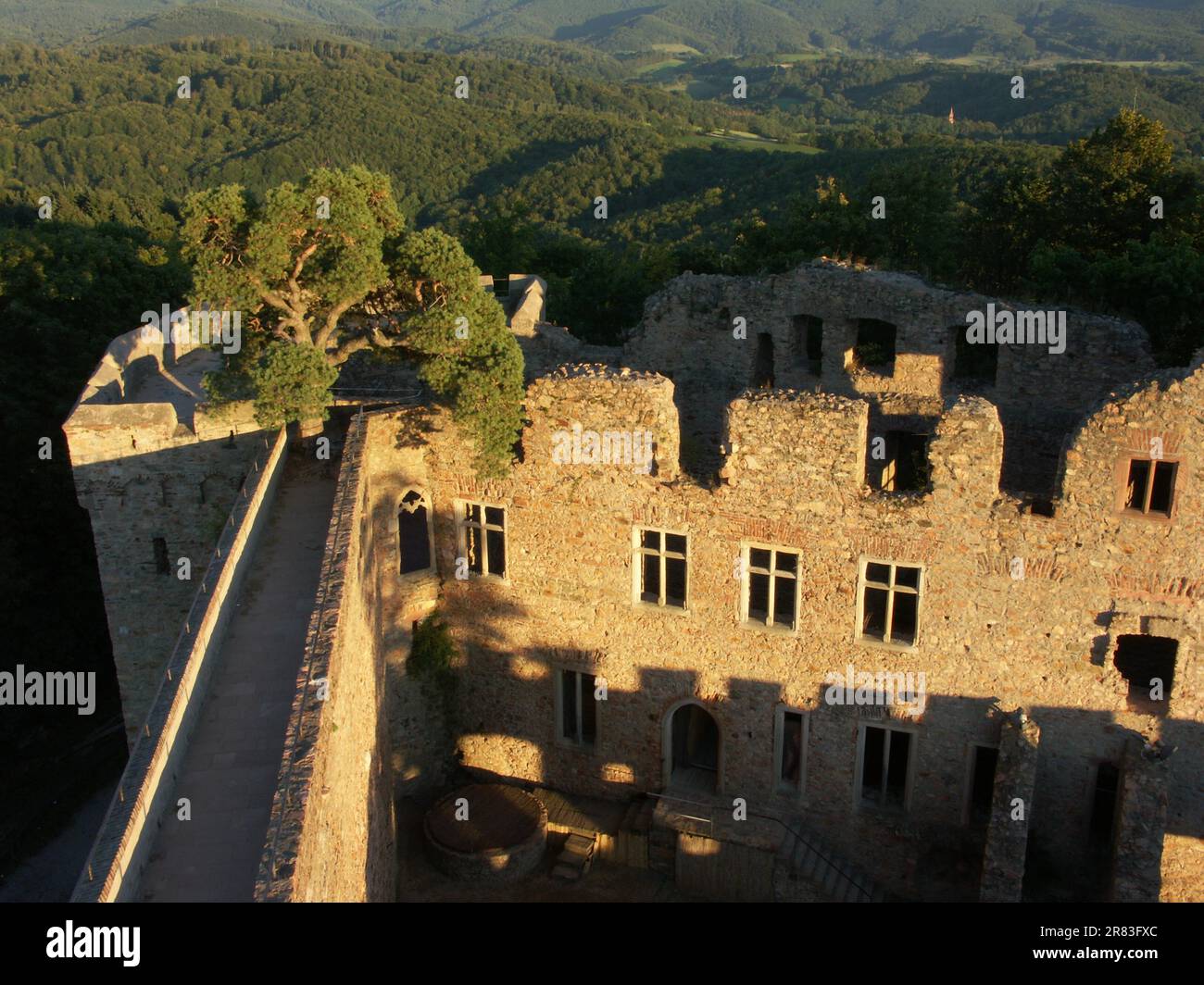 Auerbacher-Schloss, Auerbach Castle, Auerbach Castle Stock Photo