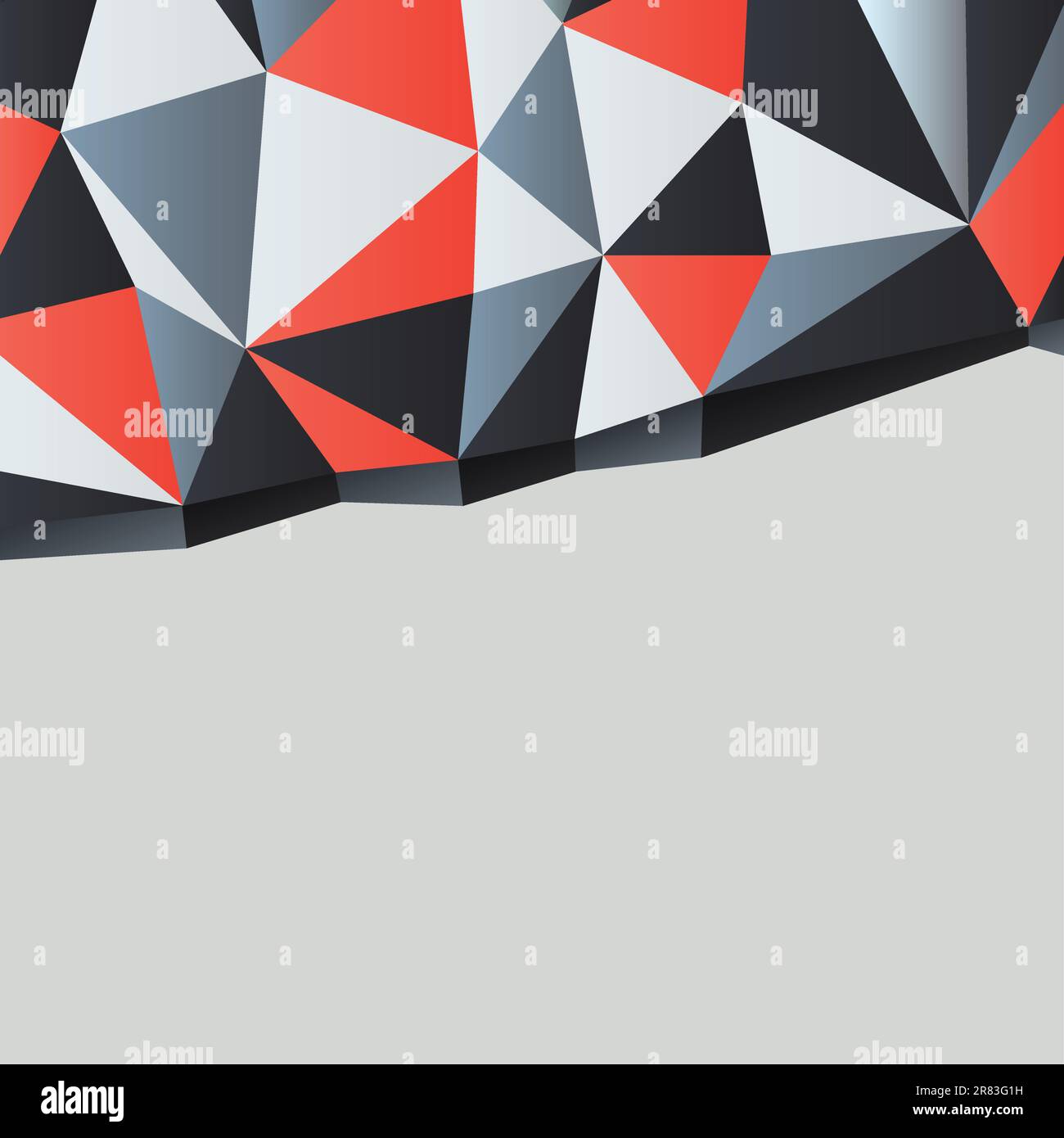 Triangles background with copyspace. Vector illustration, EPS10 Stock Vector