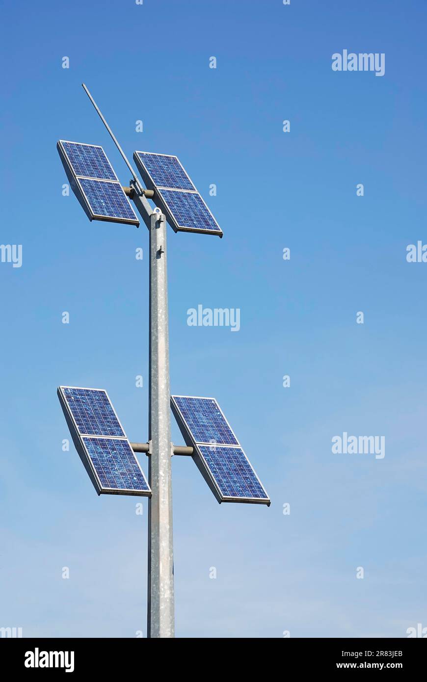 Renewable energy with photovoltaic technology Stock Photo