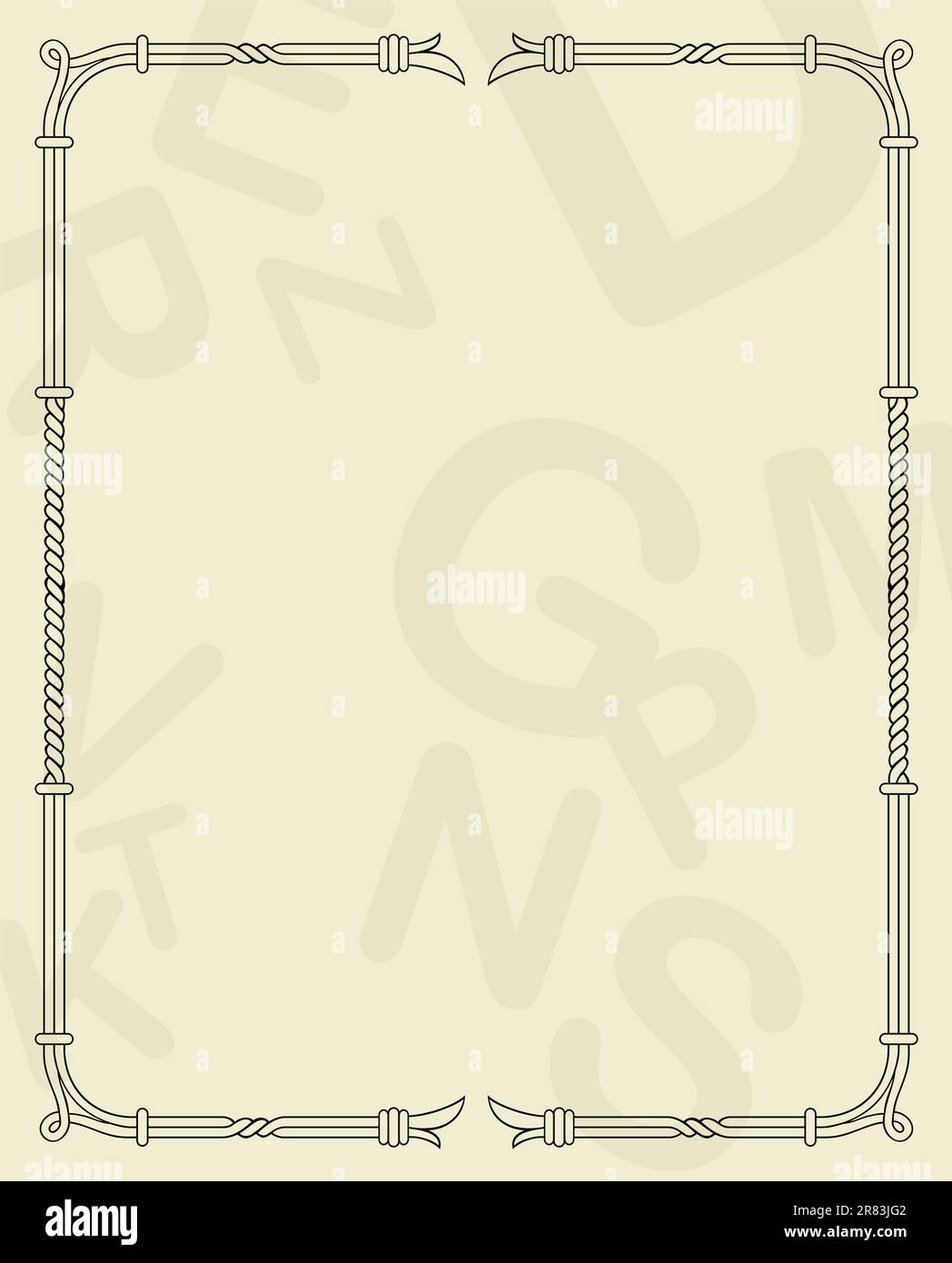 Elegance vertical square frame on color background Stock Vector