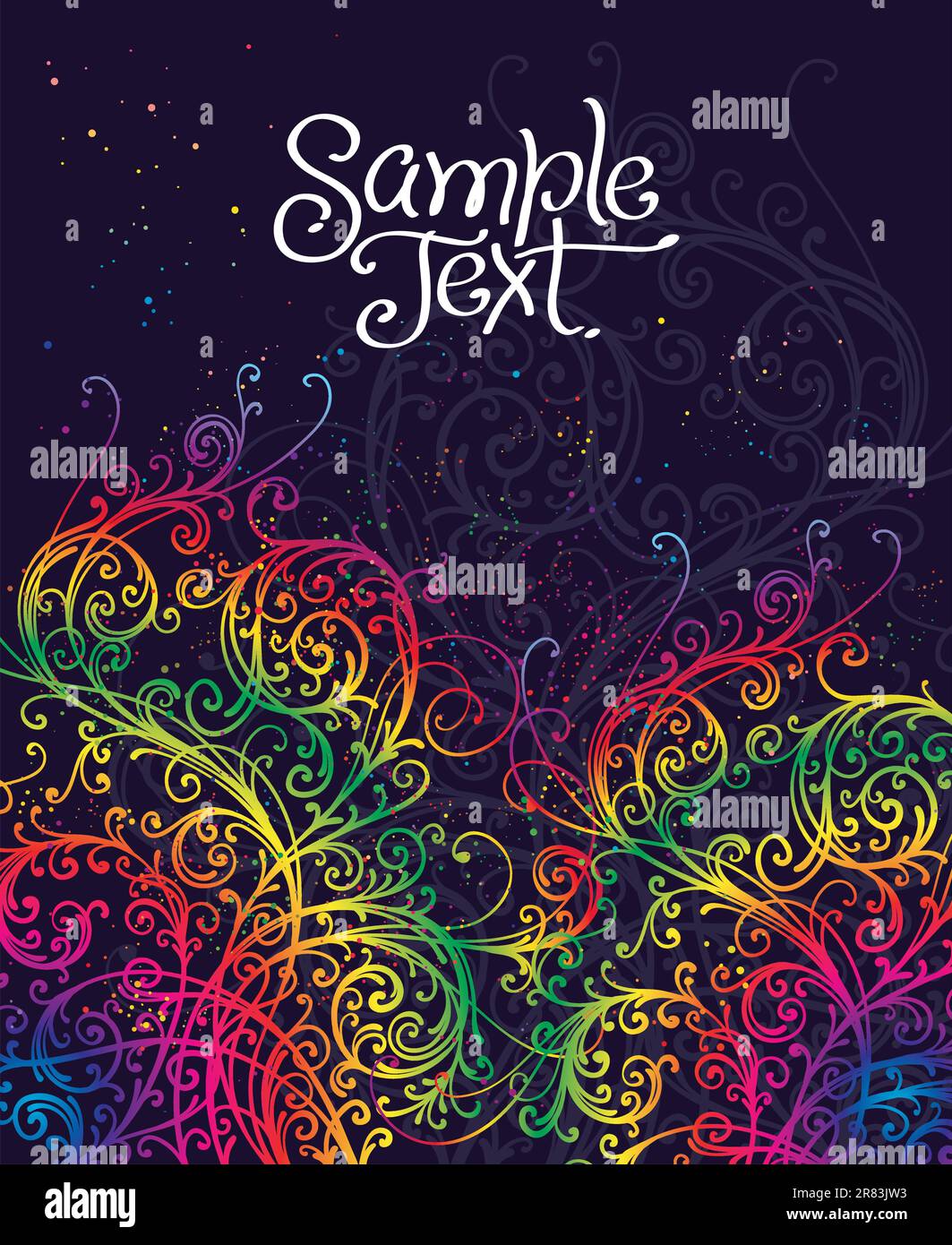 vector background In floral style Stock Vector Image & Art - Alamy