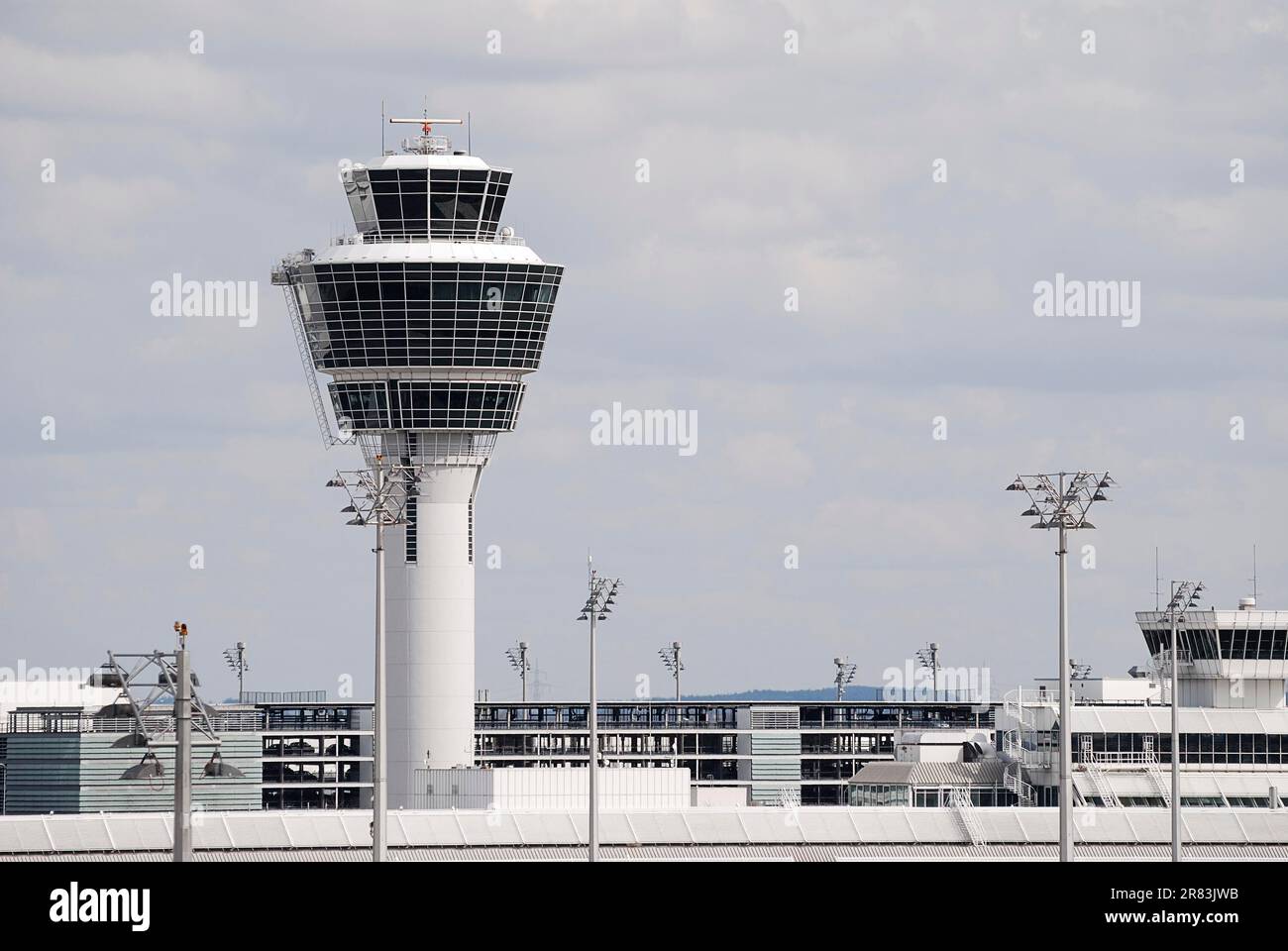 Control Tower 2 Control tower of an airport Stock Photo - Alamy