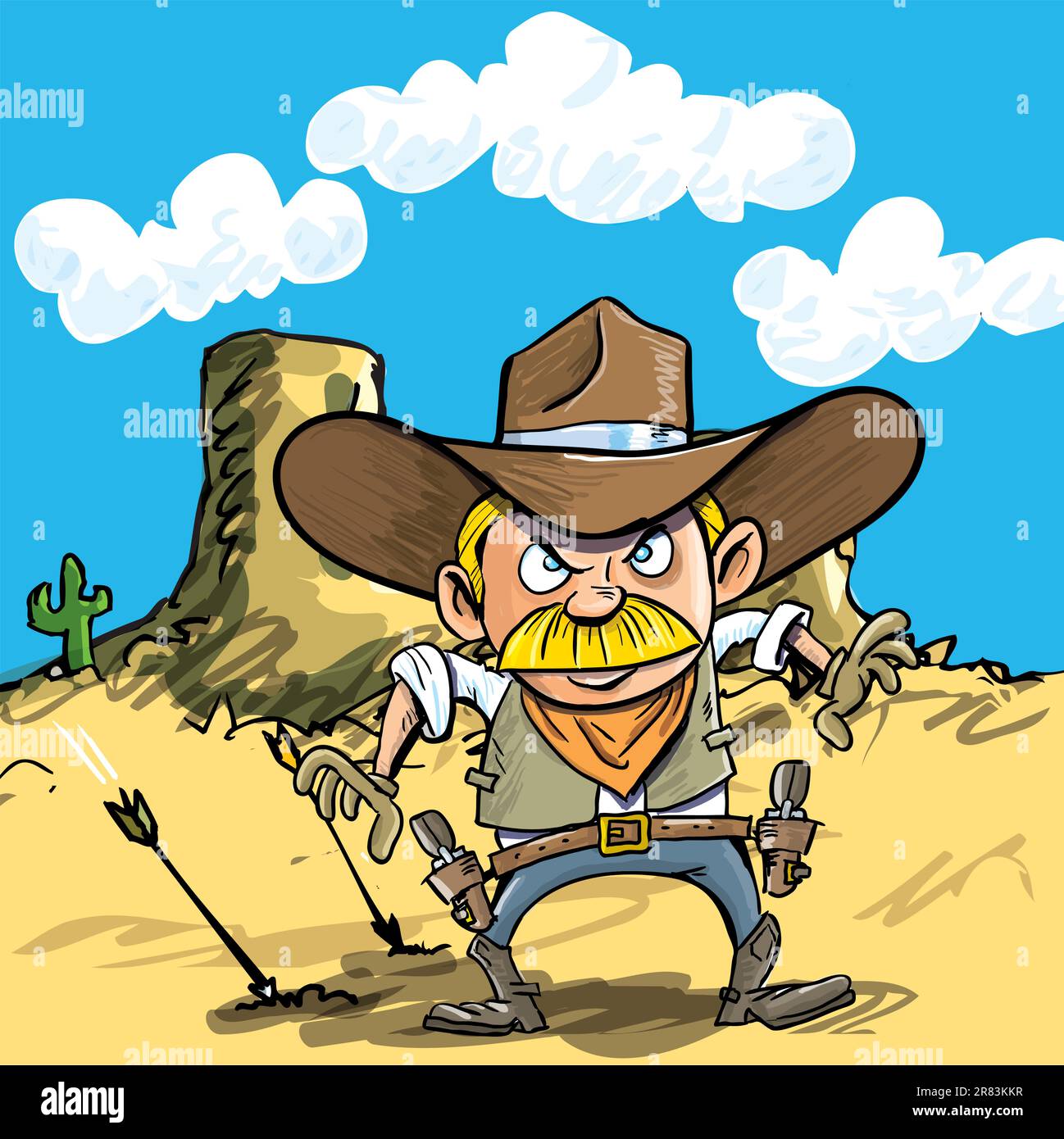 Cowboy drawing his gun hires stock photography and images Alamy