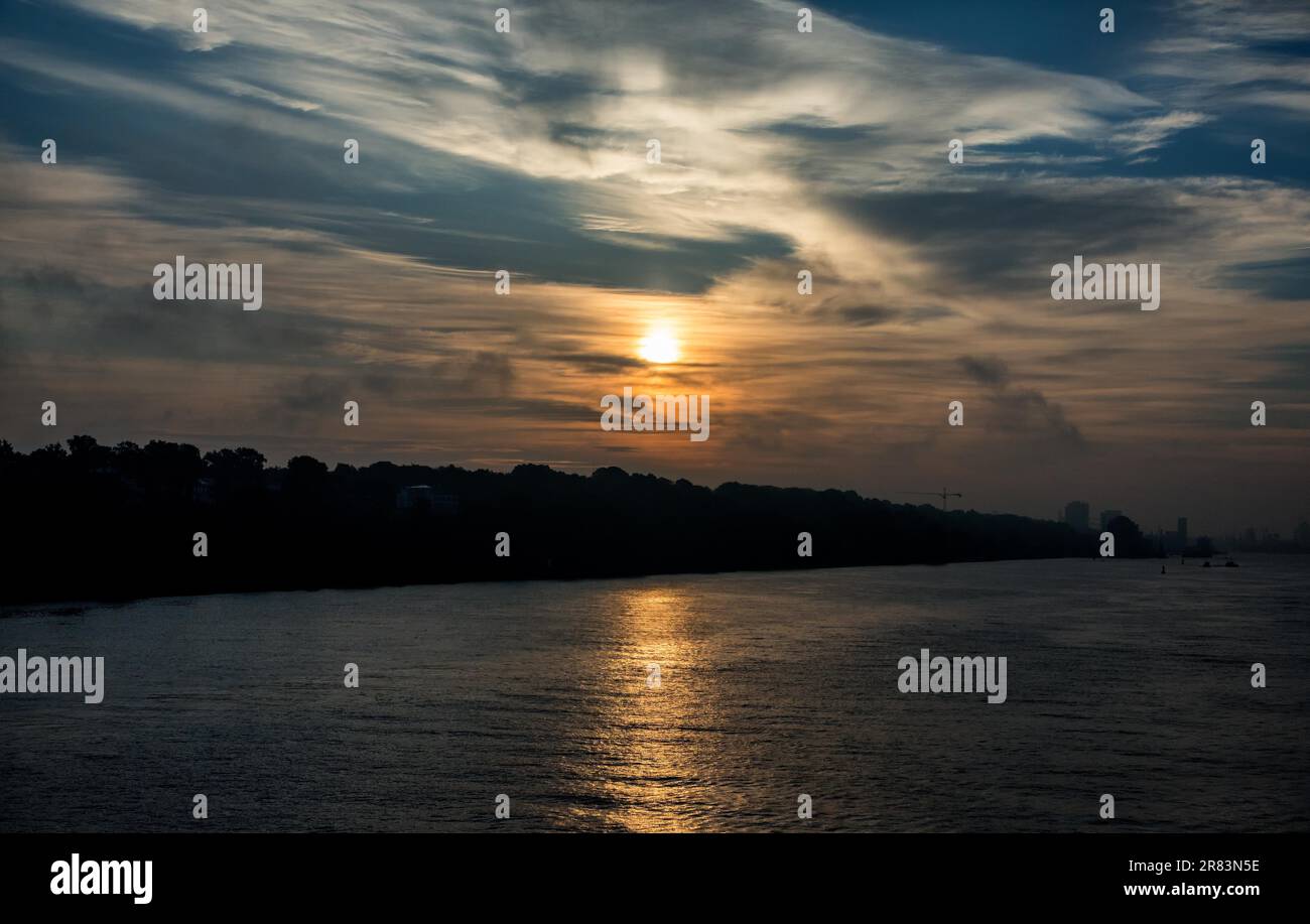 Free and hanseatic city of hamburg stock photo alamy