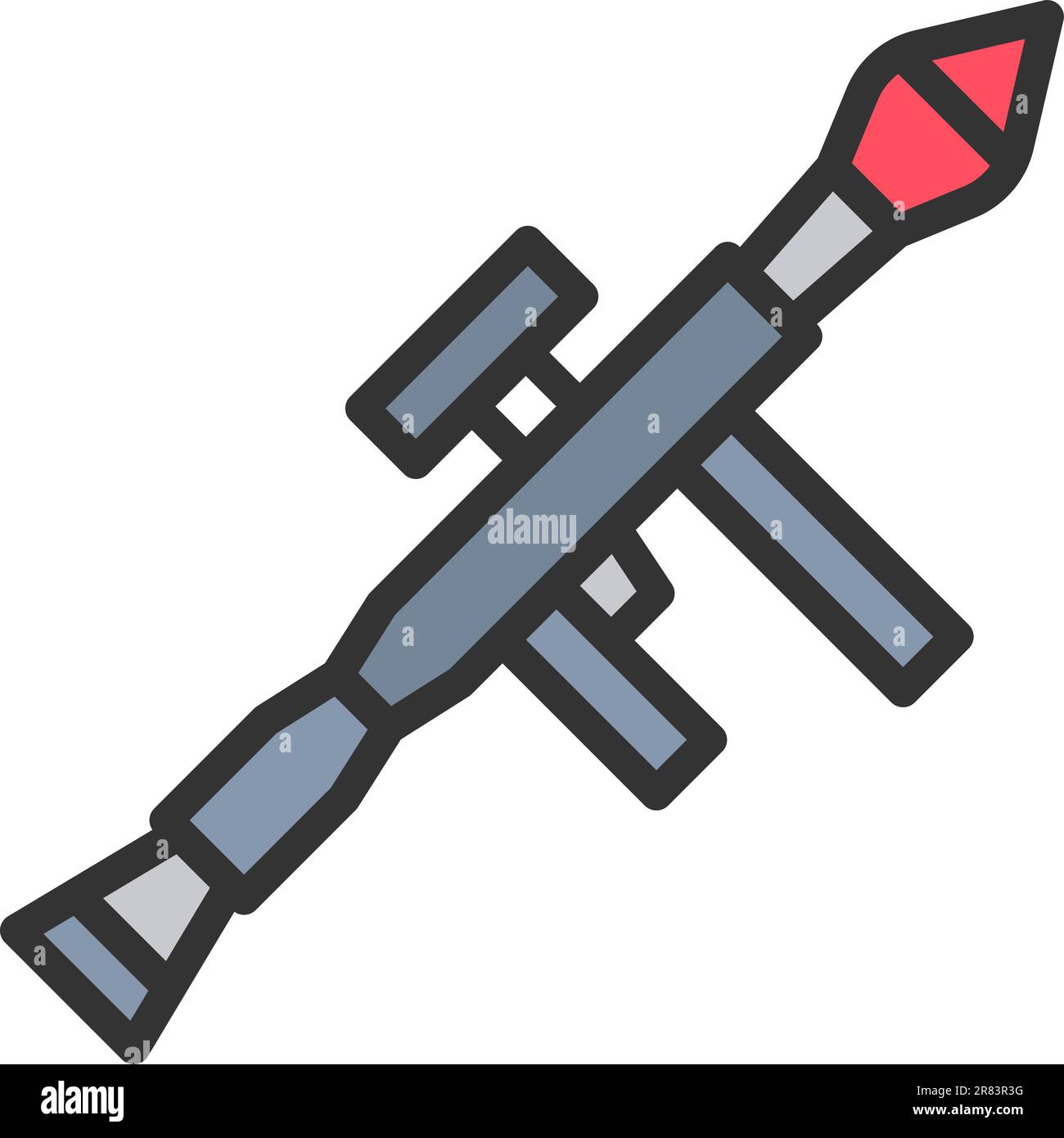 Bazooka icon vector image. Stock Vector