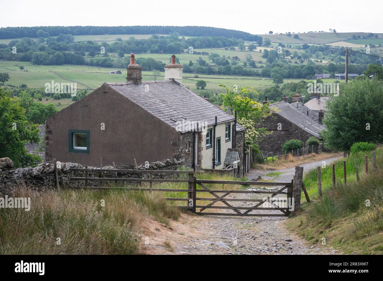 The Lake District village of Mosedale, Cumbria Stock Photo