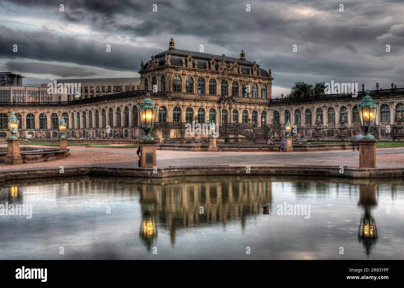Dresden, Zwinger Stock Photo