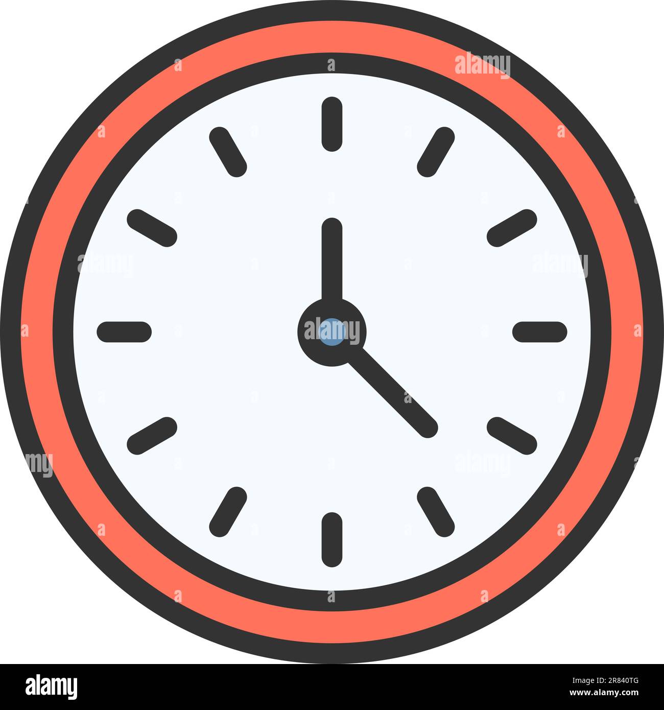 Clock icon vector image Stock Vector Image & Art - Alamy