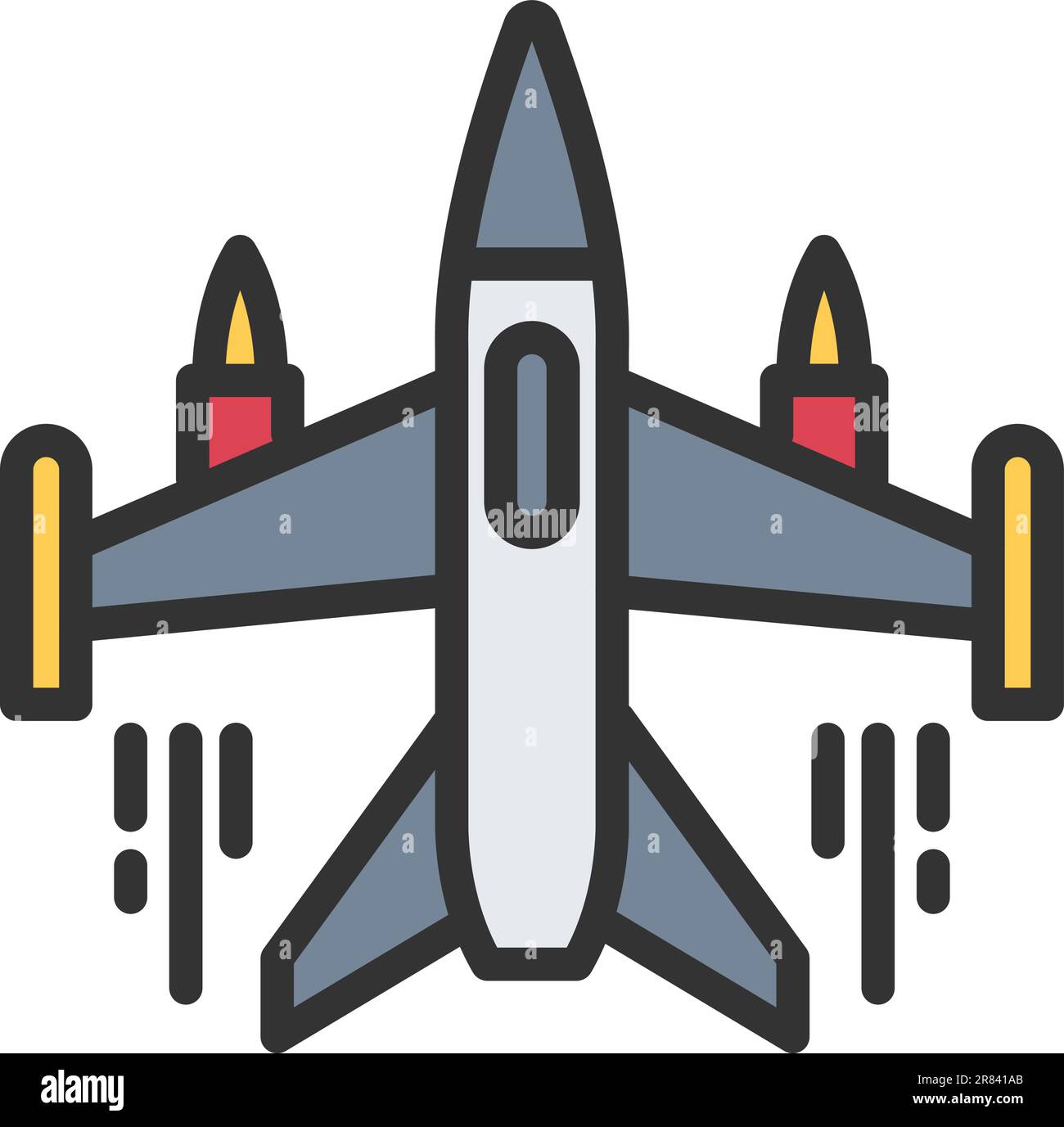 Fighter Jet icon vector image Stock Vector Image & Art - Alamy
