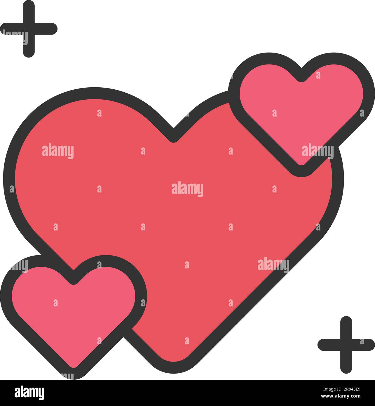 Love icon vector image Stock Vector Image & Art - Alamy