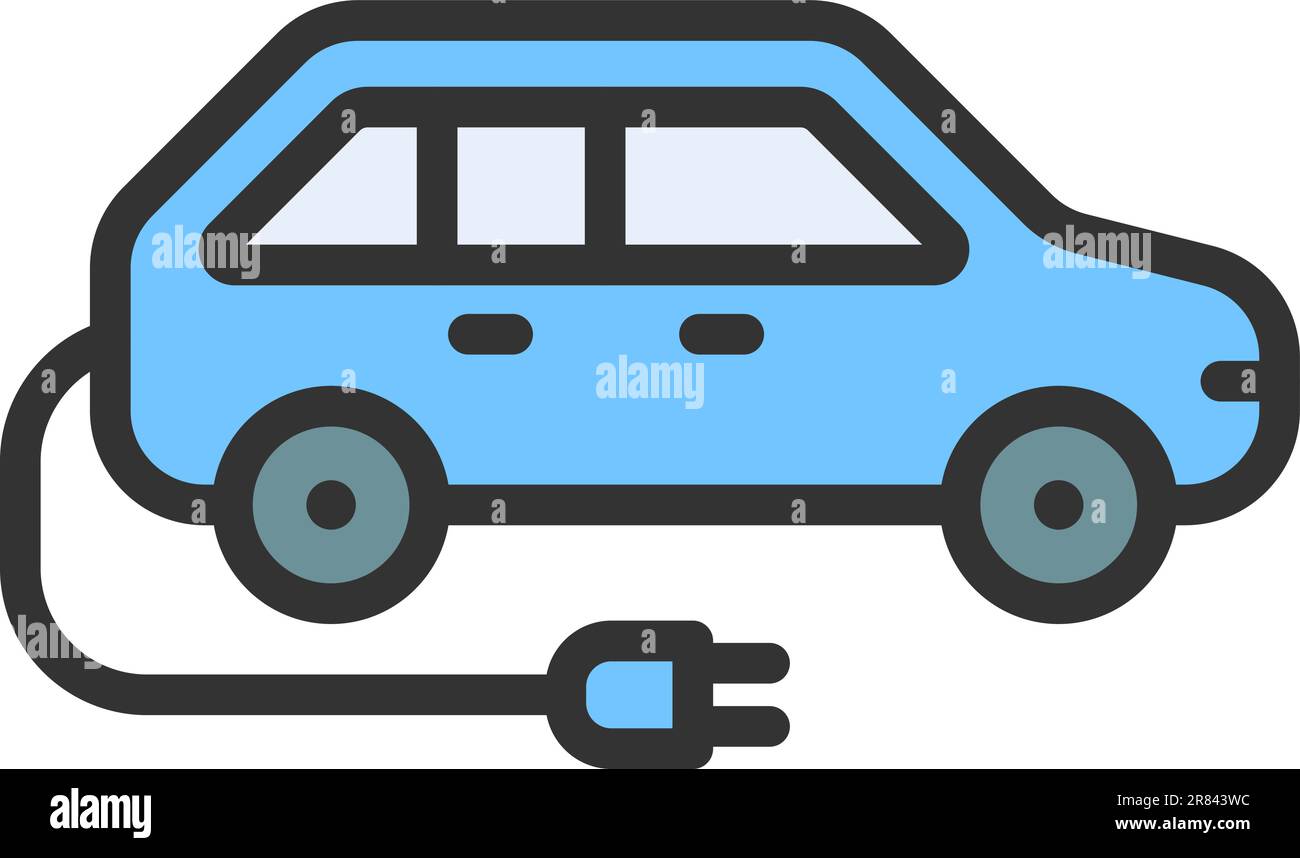 Electric Car icon vector image Stock Vector Image & Art - Alamy