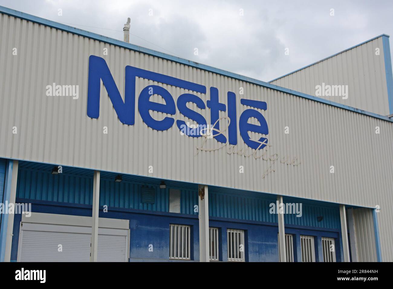 Nestlé company, Vittel, France, Stock Photo