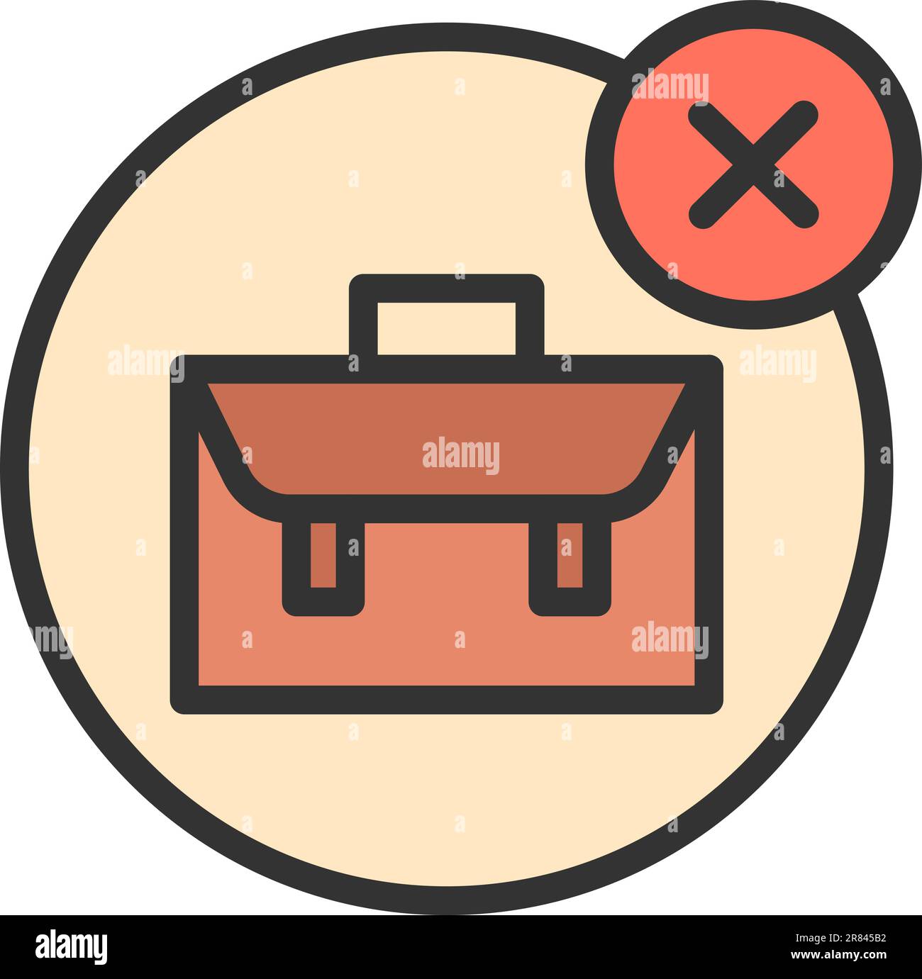 Unemployed icon vector image. Stock Vector
