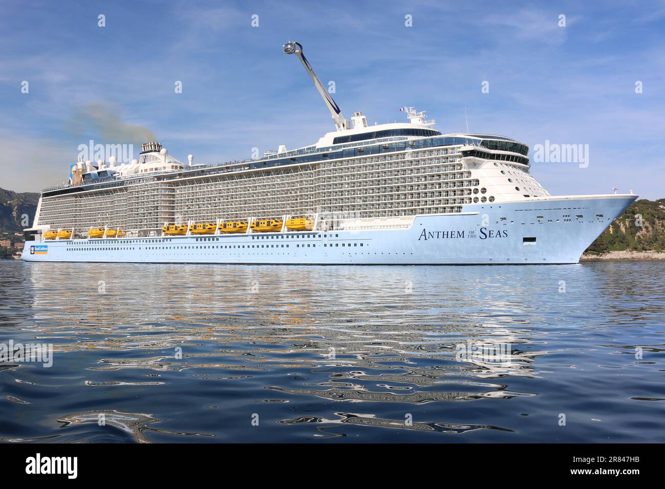 Royal Caribbean Cruises' ANTHEM OF THE SEAS, 2024 largest cruise ship ...