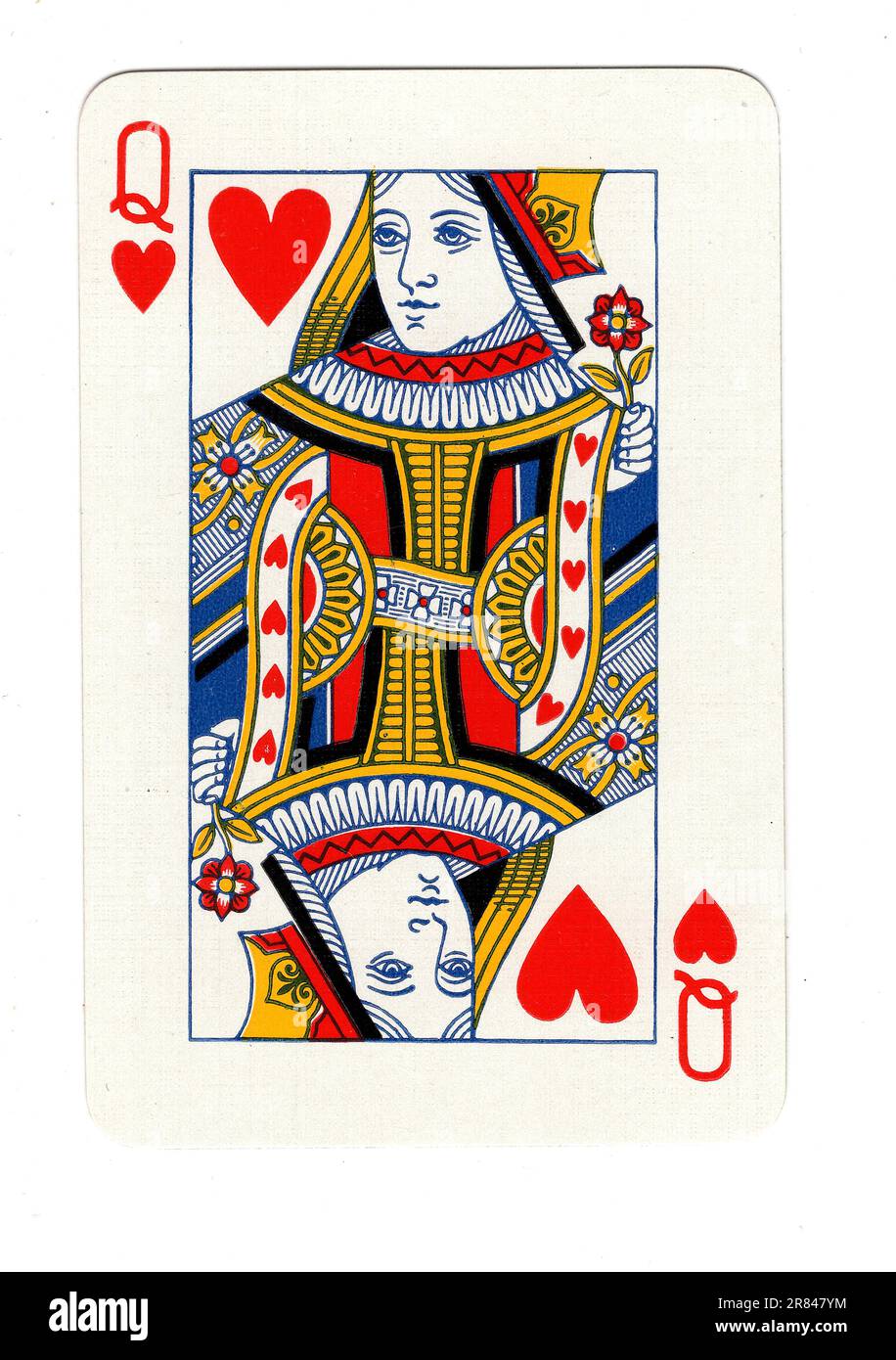 Queen of hearts card Cut Out Stock Images & Pictures - Alamy