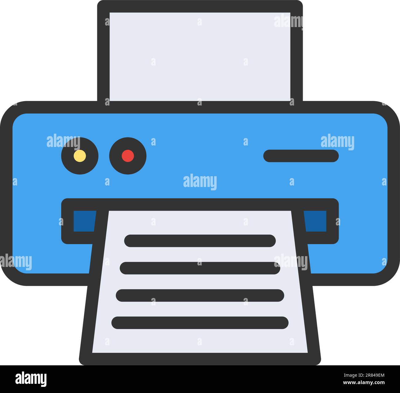 Printing machine Stock Vector Images - Alamy