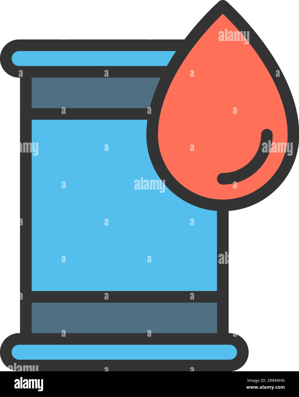 Dippel Oil icon vector image. Stock Vector