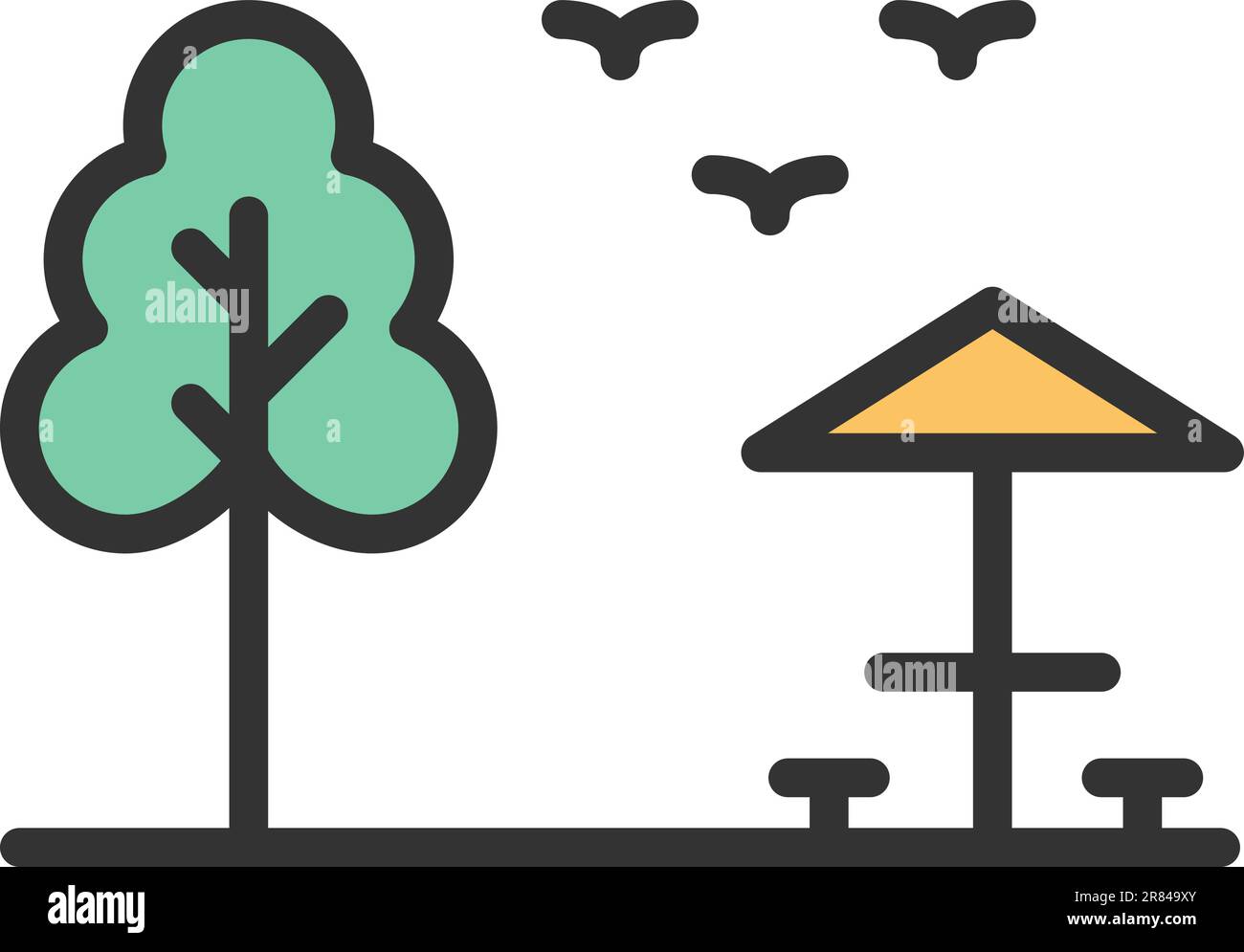 Picnic icon vector image Stock Vector Image & Art - Alamy