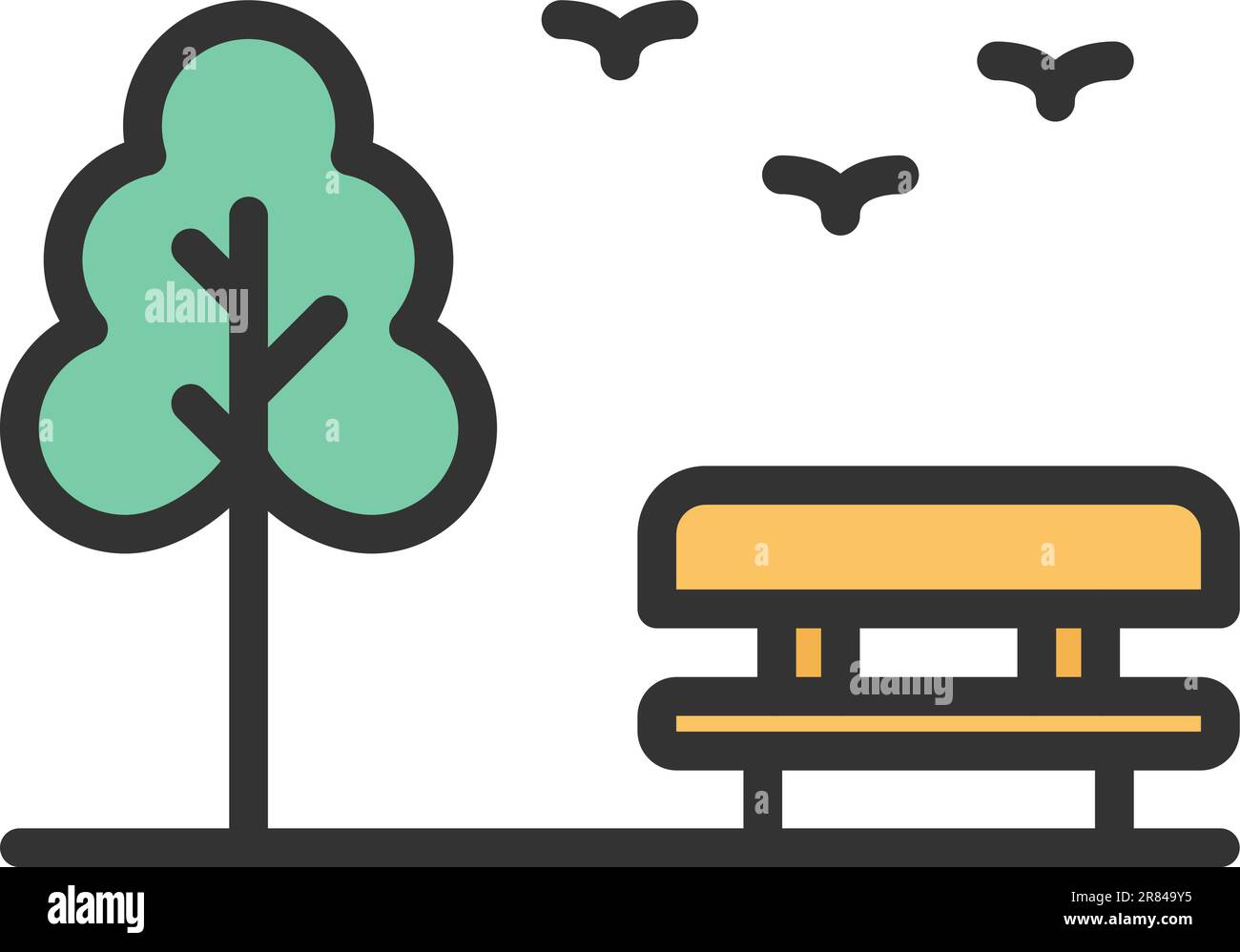 Park icon vector image Stock Vector Image & Art - Alamy