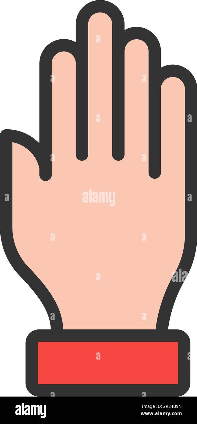 Hand icon vector image Stock Vector Image & Art - Alamy