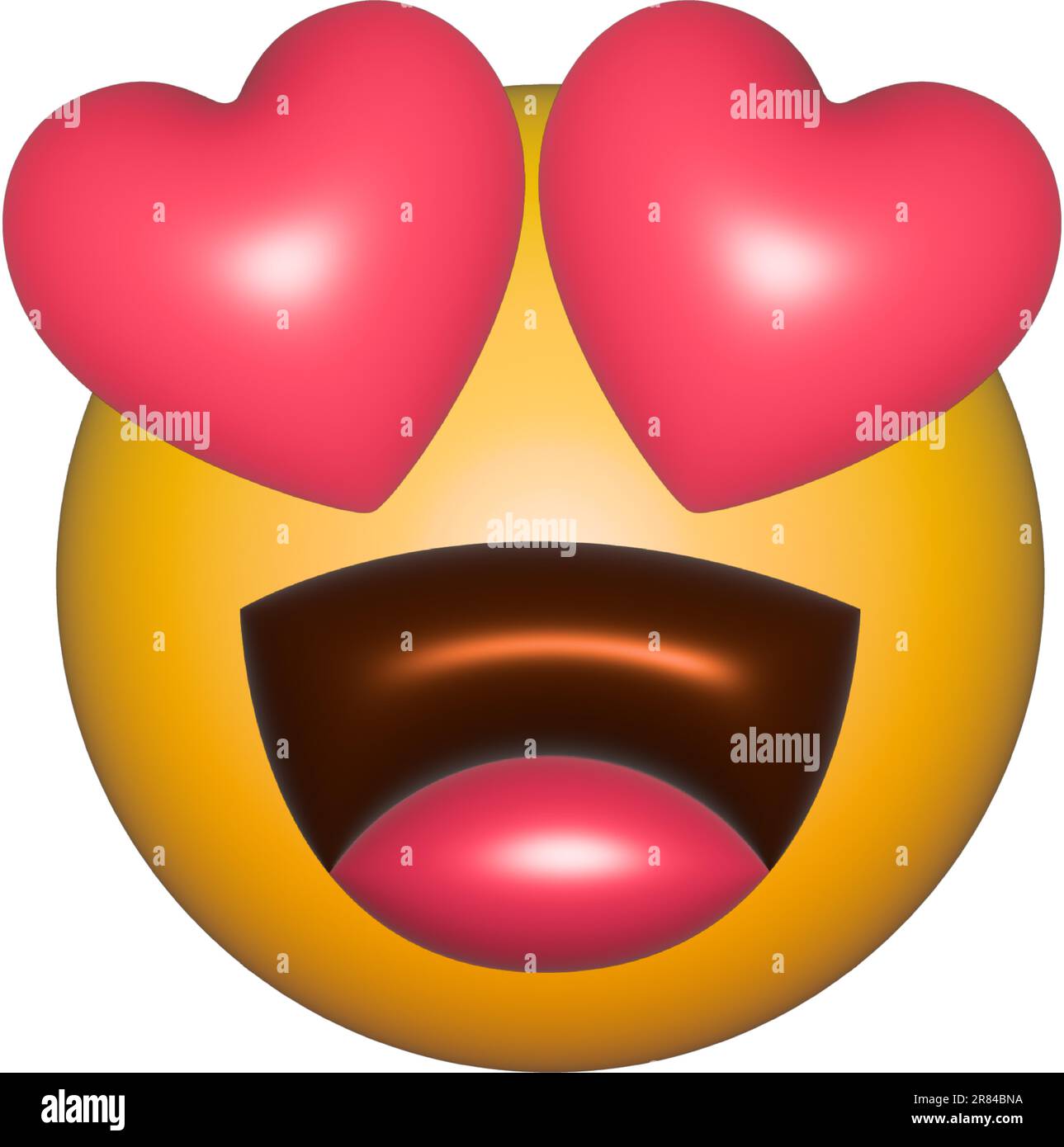 Emoticon smile icon.Emoji cartoon setEmoticon set Stock Vector