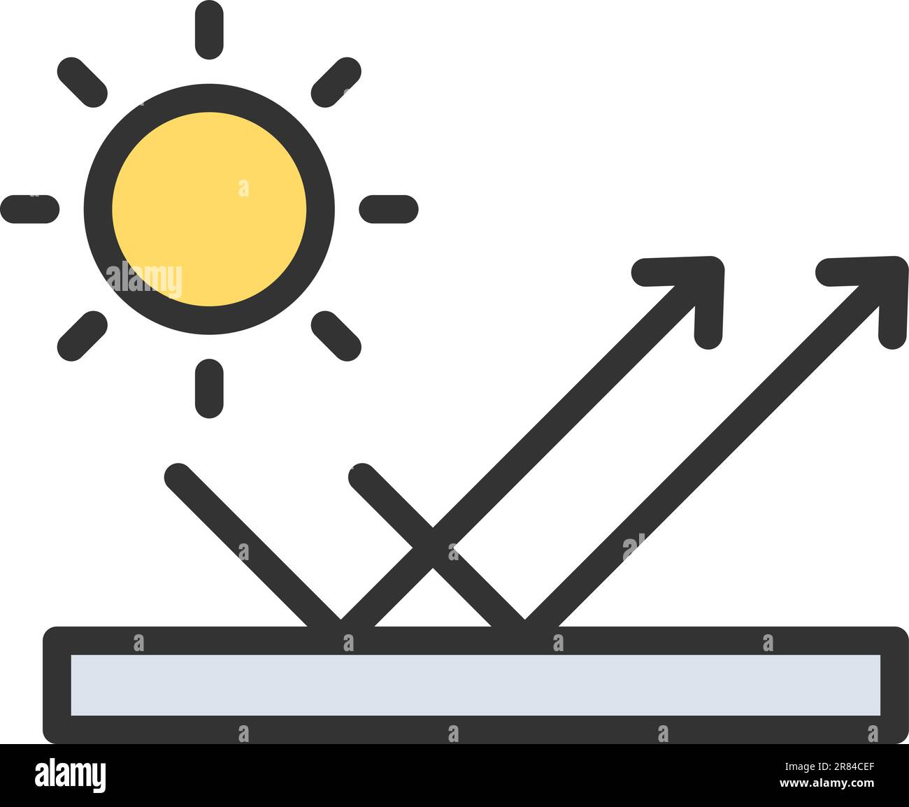 Reflection icon vector image Stock Vector Image & Art - Alamy