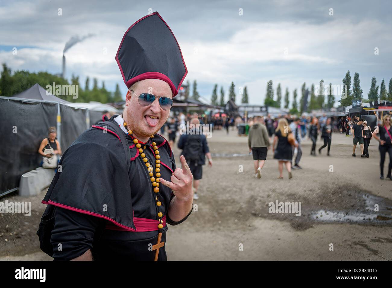 Copenhagen, Denmark. 17th, June 2023. Festival goers seen at the ...
