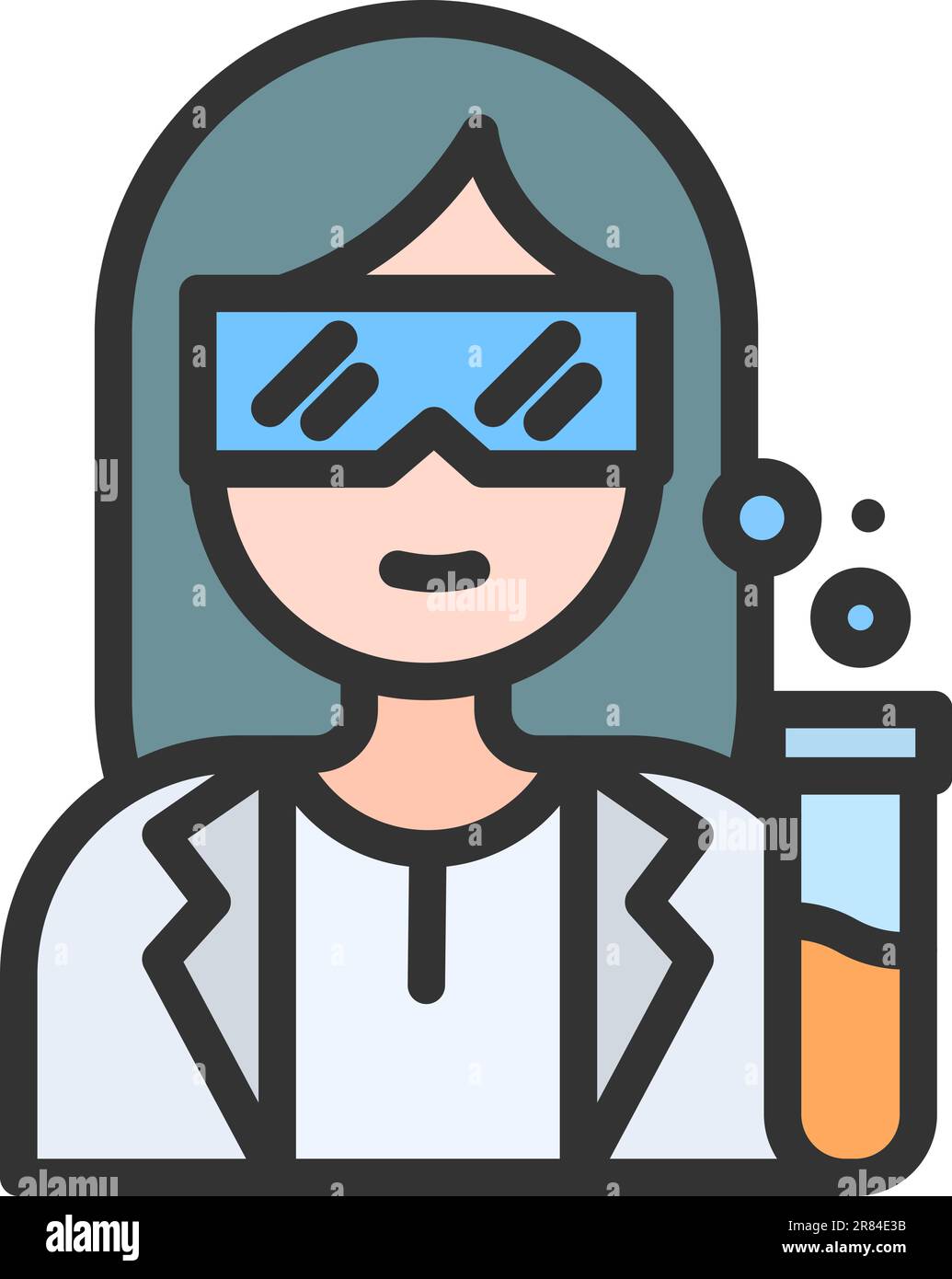 Scientist icon vector image Stock Vector Image & Art - Alamy