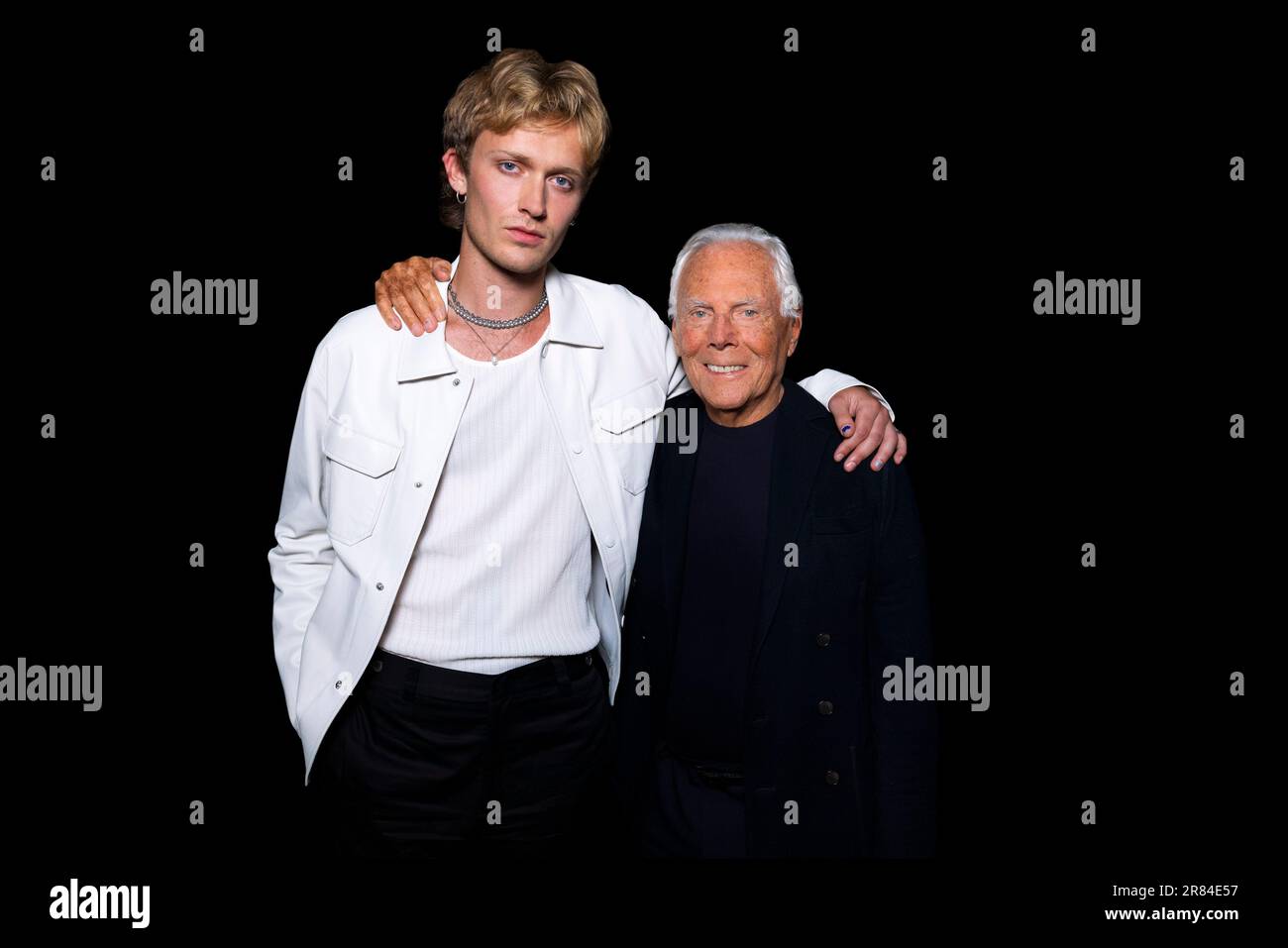 Freddie Dennis Giorgio Armani Milan Fashion Week Men S S 2024