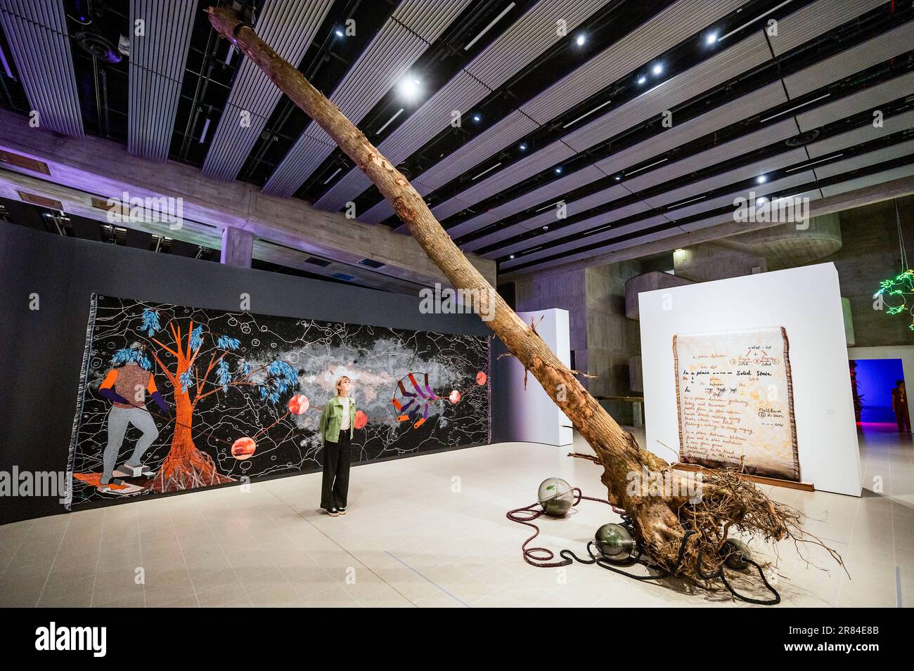 London, UK. 19th June, 2023. The Trifurcation and other works by ...