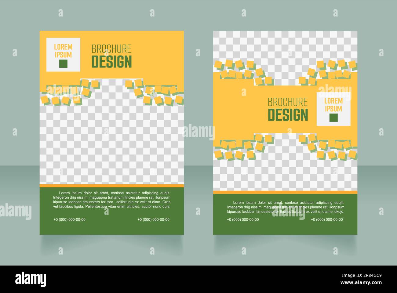 Gardening Contact Info Blank Brochure Design Stock Vector Image Art Gardening contact info blank brochure design stock vector image art