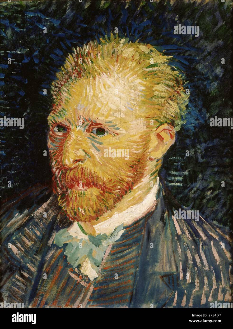 Vincent van Gogh – Self-Portrait 1887 Stock Photo - Alamy