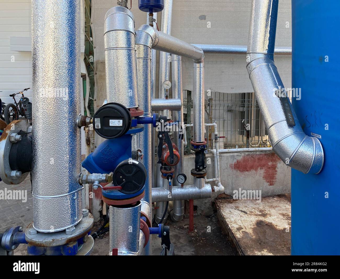 Refinery plant equipment for pipe line oil and gas valves at gas plant