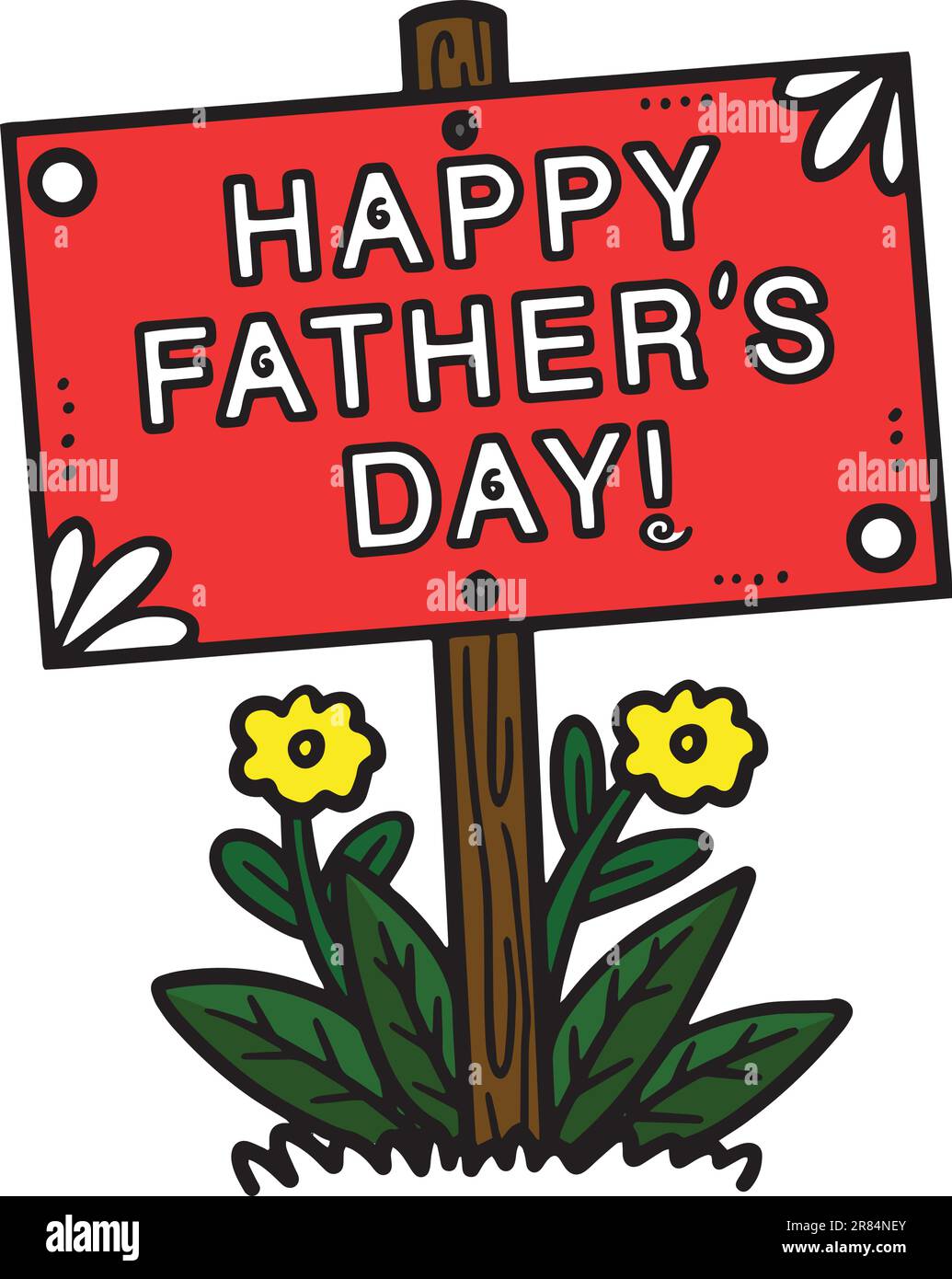 Happy Fathers Day Cartoon Colored Clipart Stock Vector Image Art Alamy