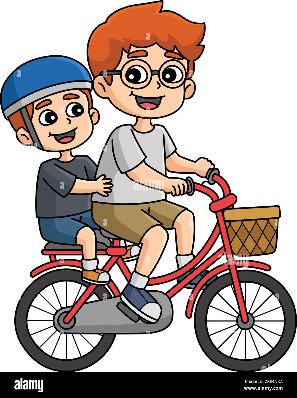 father-and-son-riding-a-bike-cartoon-clipart-stock-vector-image-art