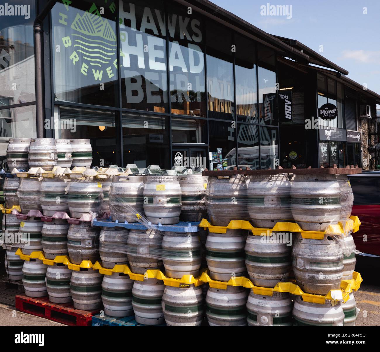 Hawkshead Brewery Staveley Mill Yard Cumbria The Lake District UK Stock