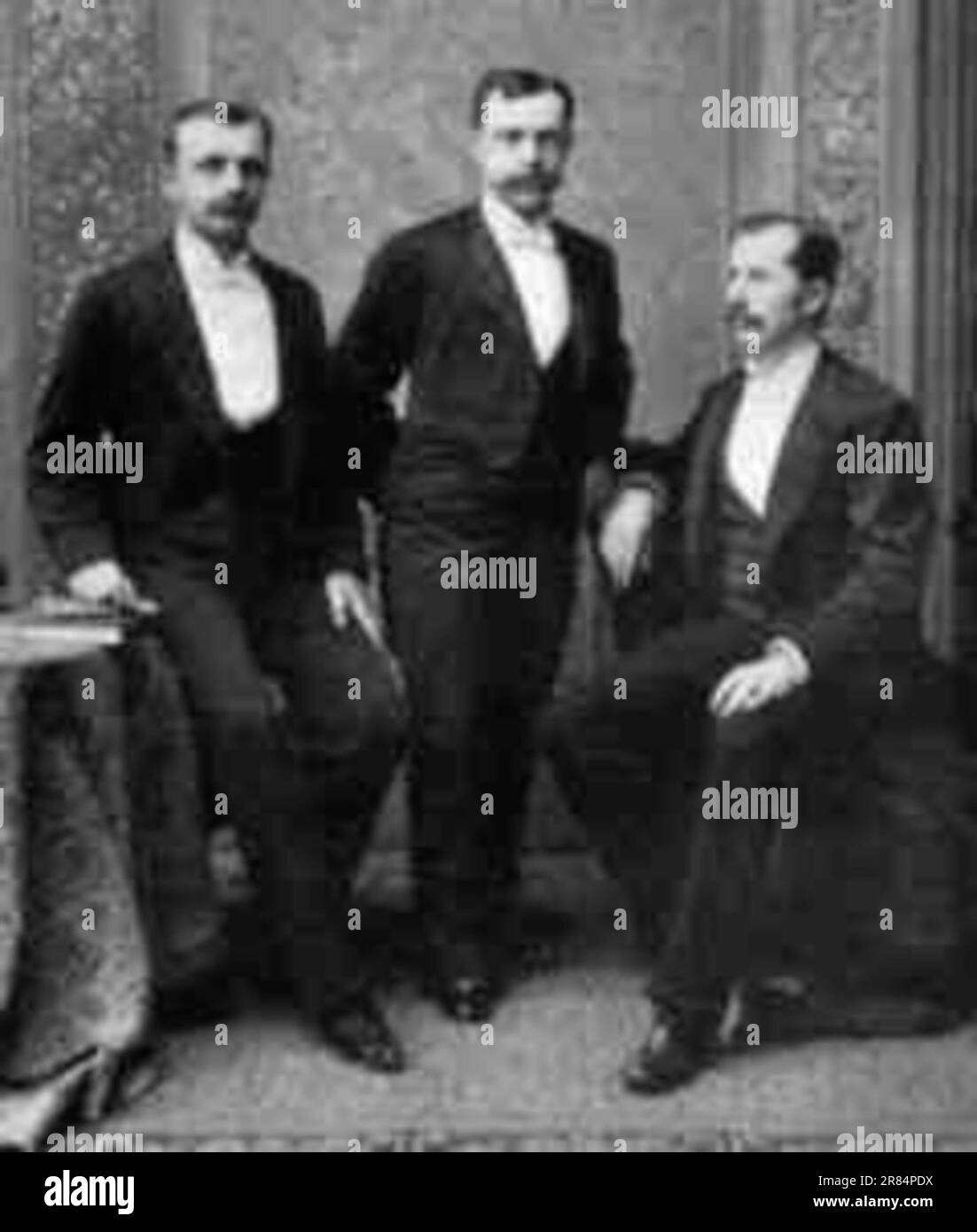 Seymour Knox I, Frank Woolworth & Charles Woolworth Stock Photo