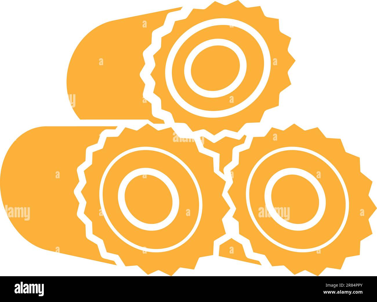 Hay bale garden Stock Vector Images - Alamy