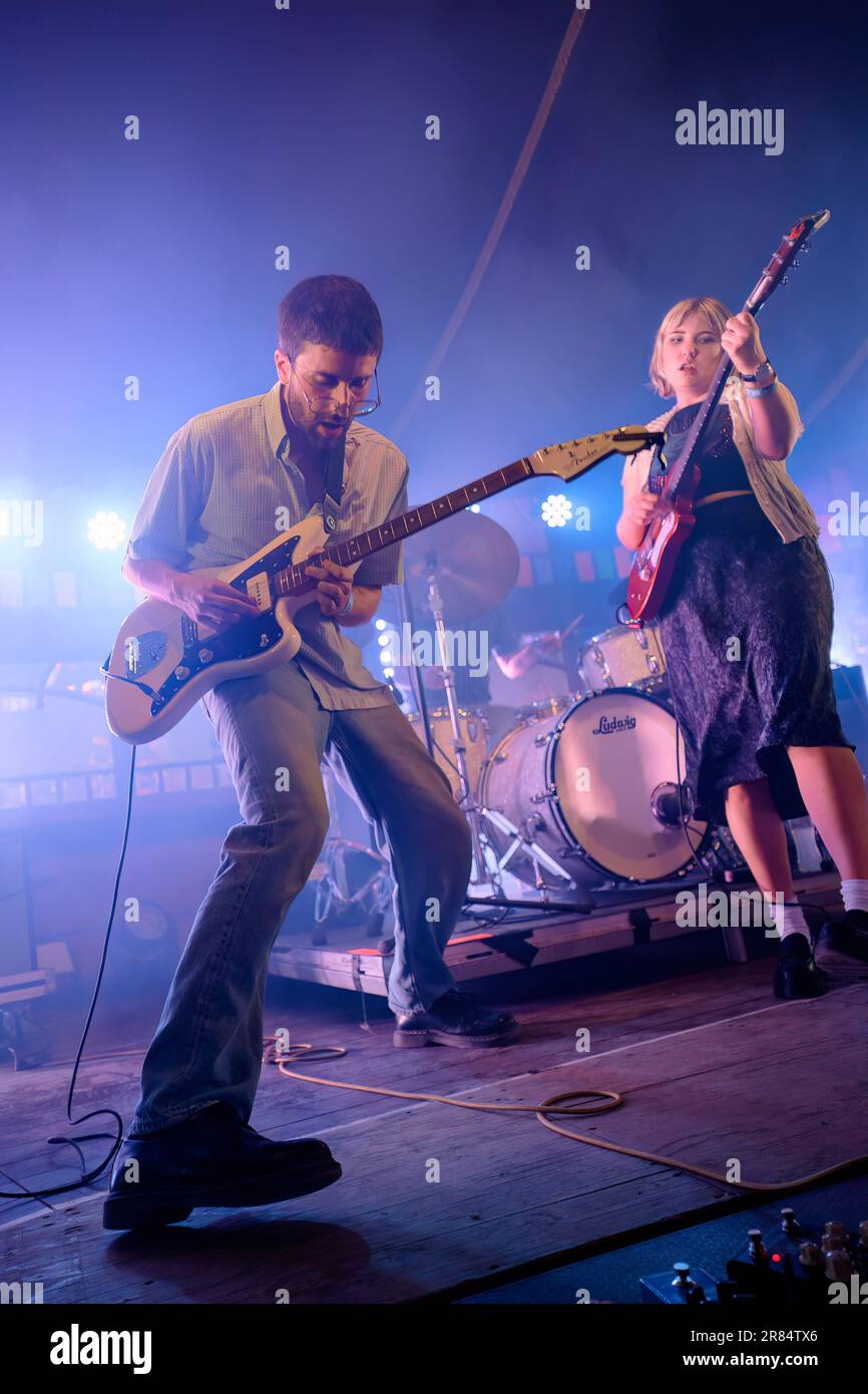 Bergen, Norway. 16th, June 2023. The Swedish indie rock band Girl Scout