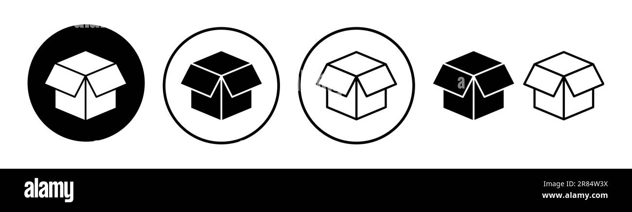 Box icon vector. Box sign. delivery package. parcel box Stock Vector ...